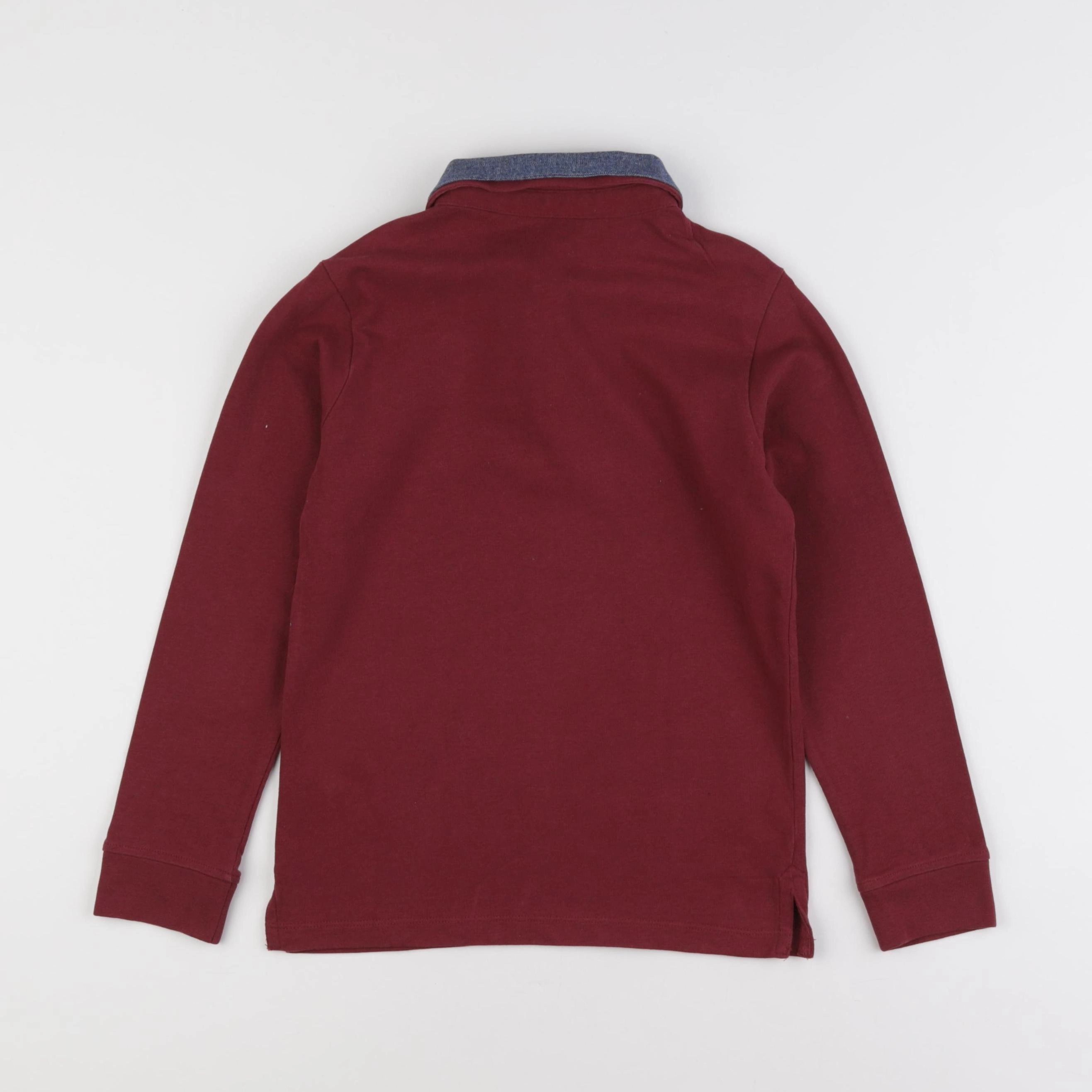 Vertbaudet - polo rouge - 8 ans