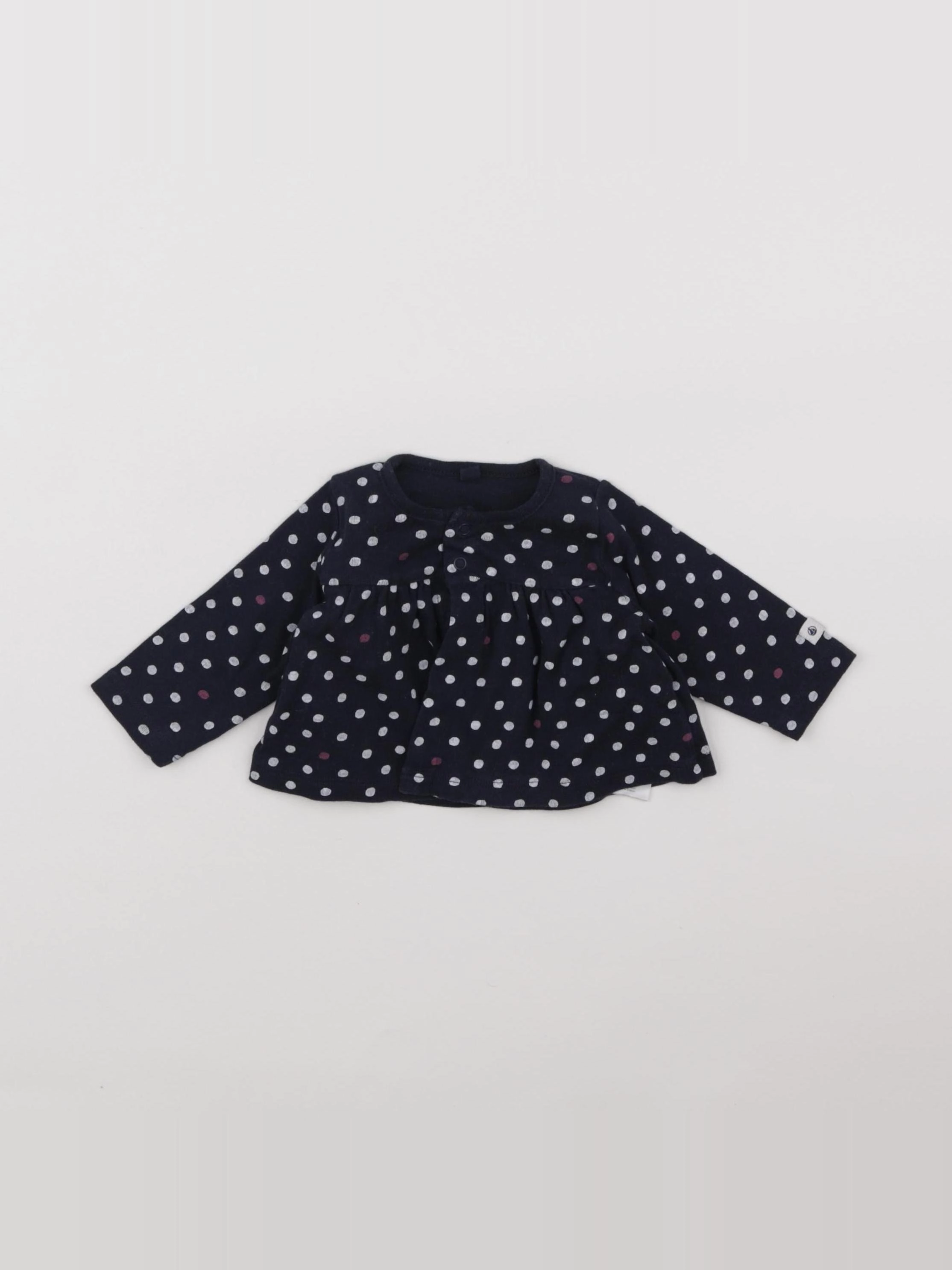Petit Bateau - tee-shirt bleu - 3 mois