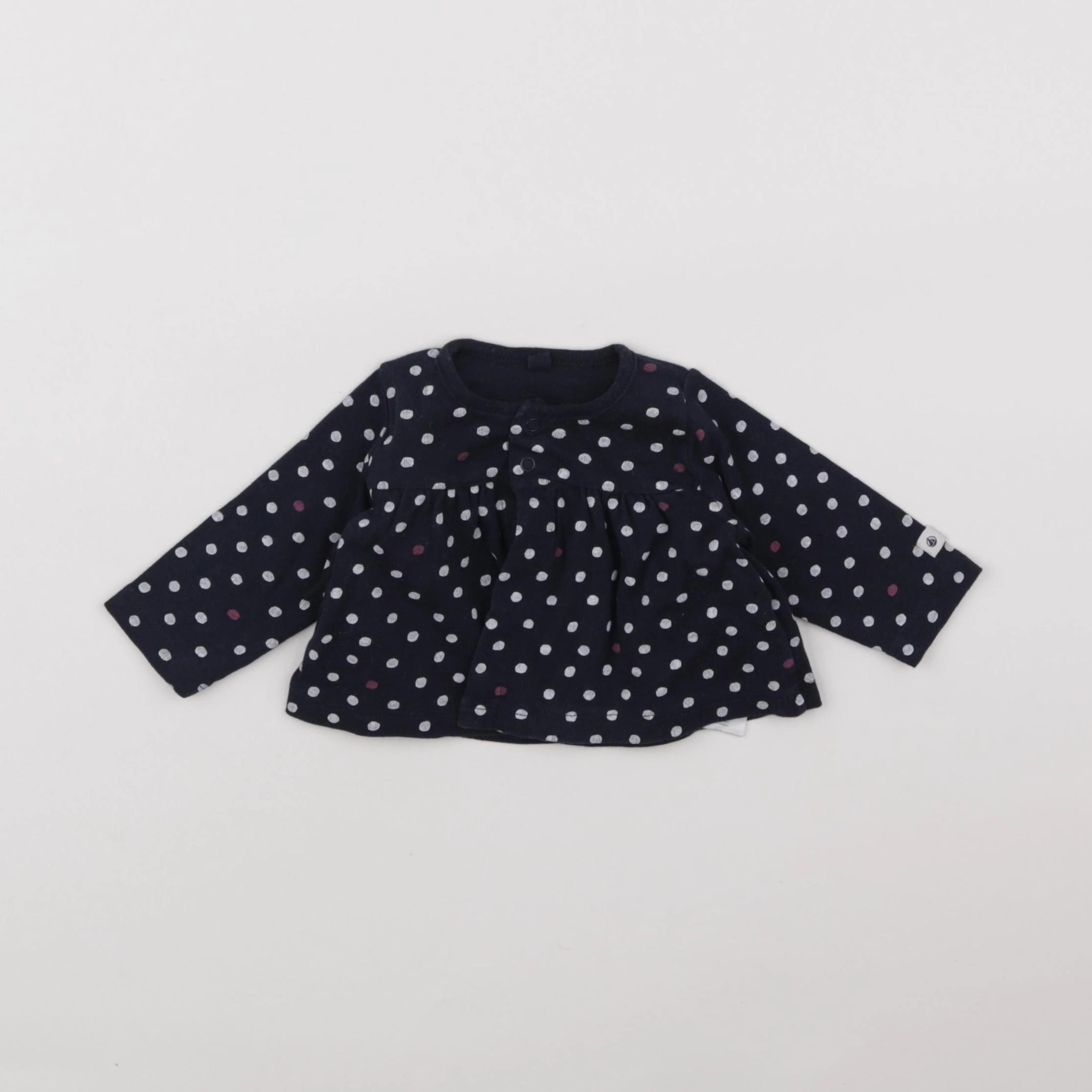Petit Bateau - tee-shirt bleu - 3 mois