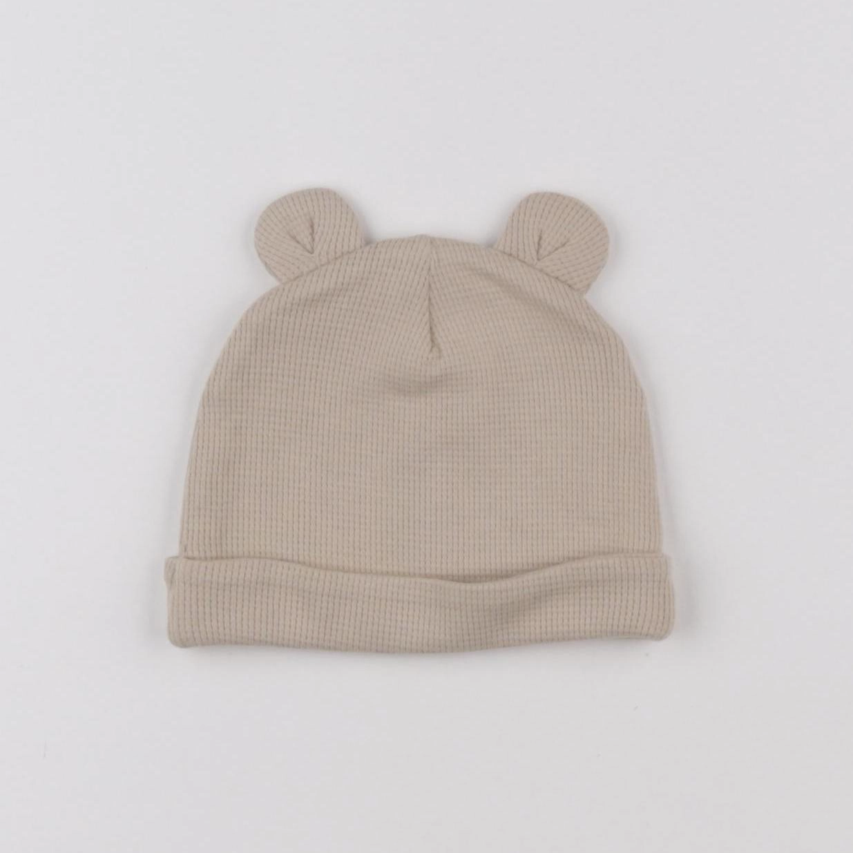 Vertbaudet - bonnet marron - 12/18 mois
