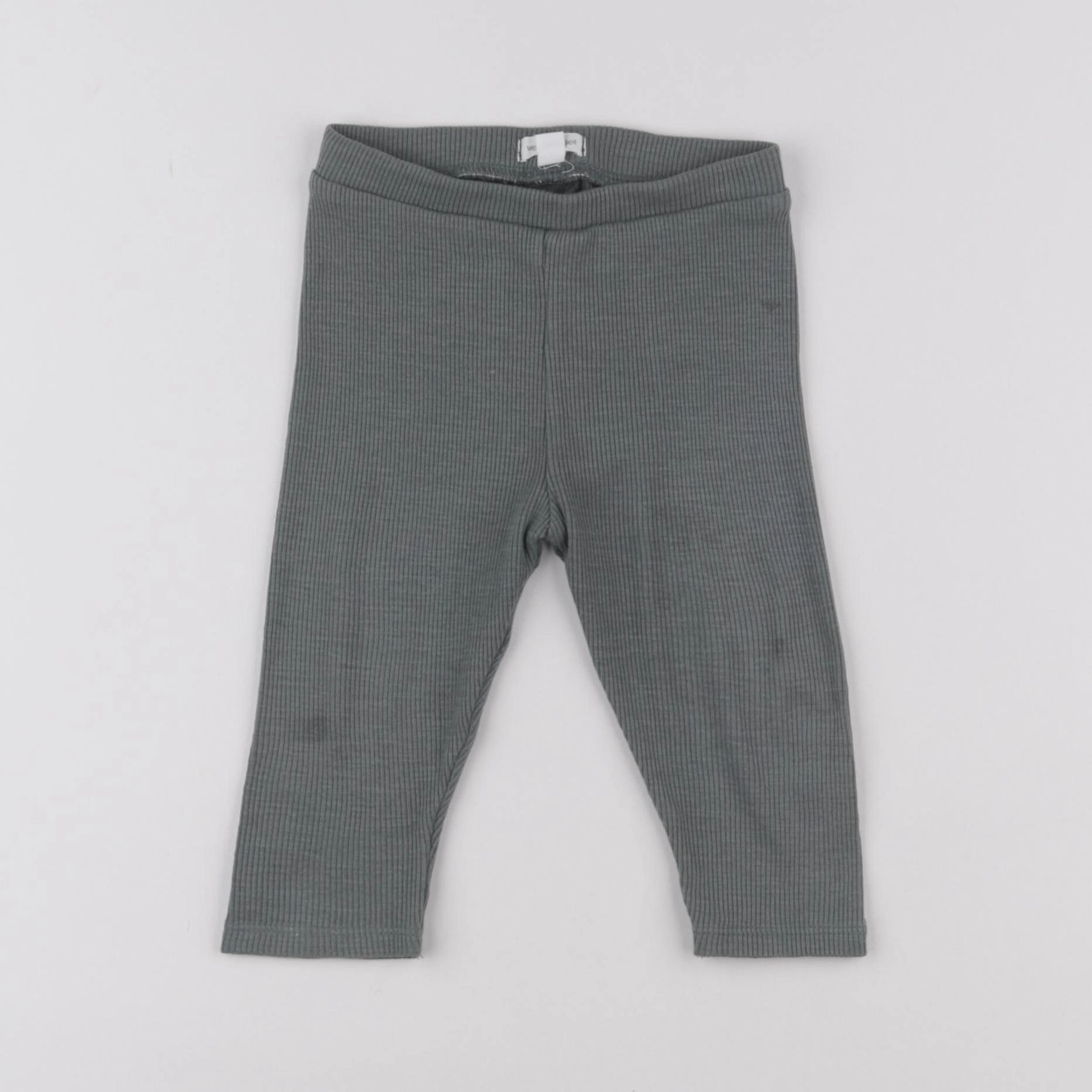 Vertbaudet - legging vert - 12 mois