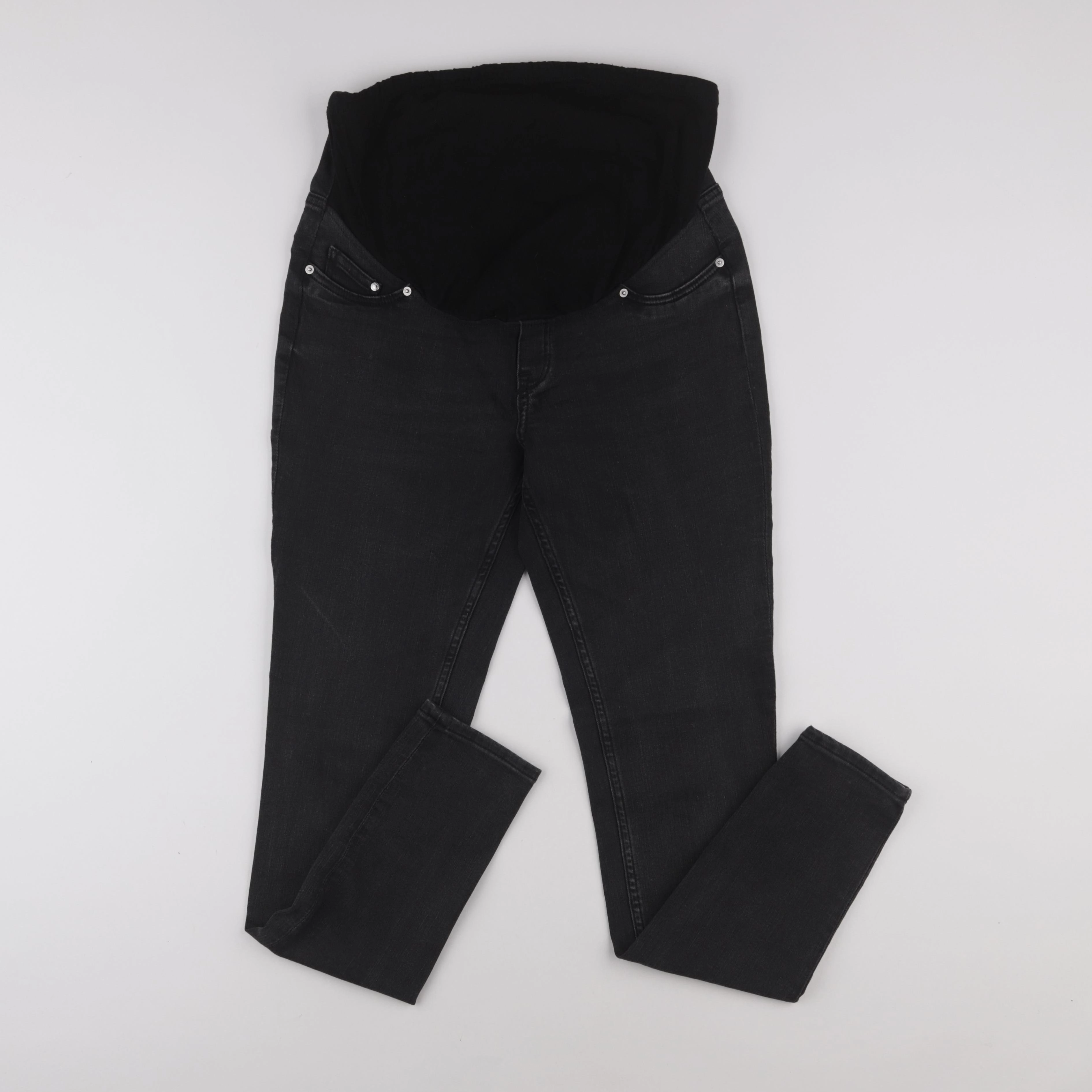 H&M - jean grossesse gris - m