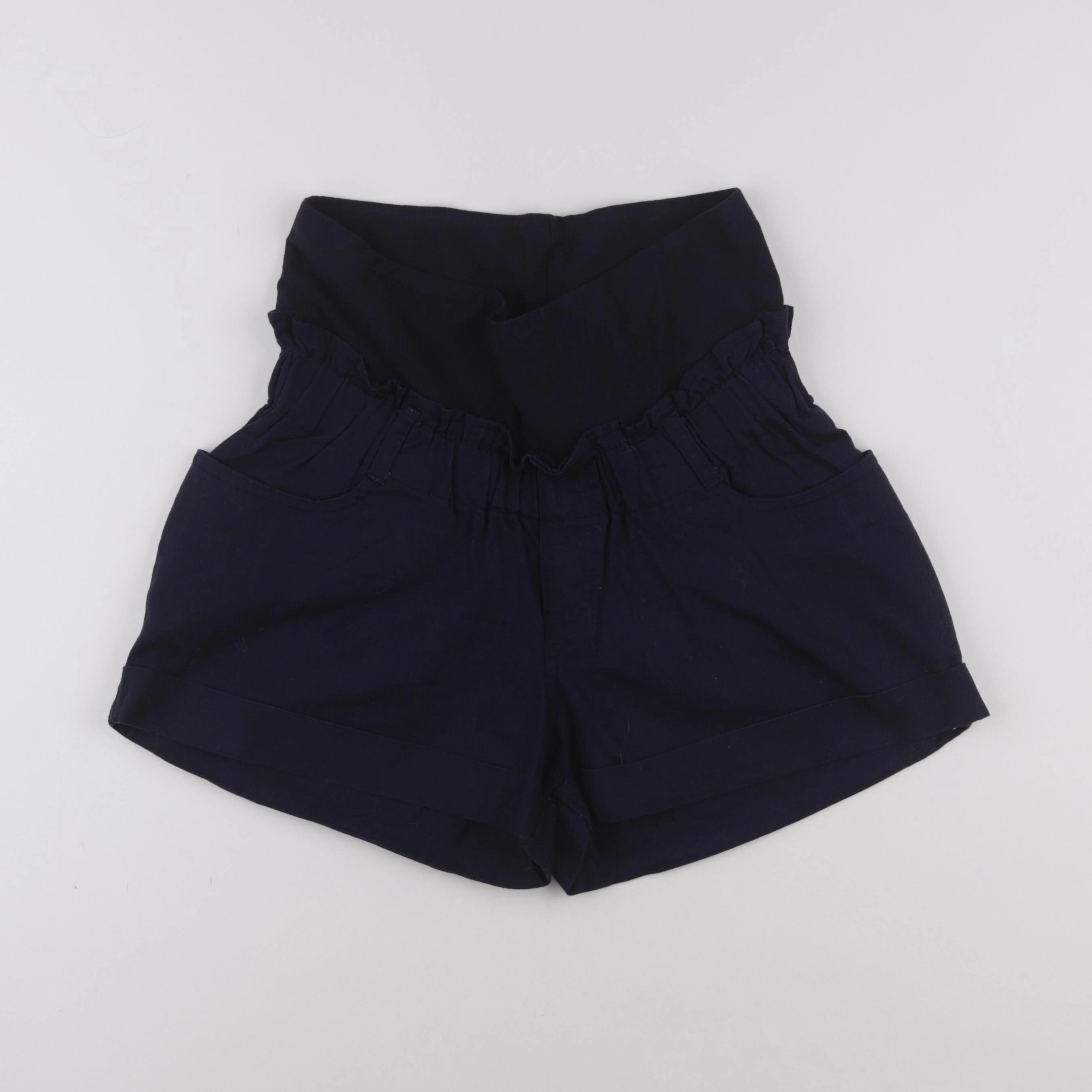 H&M - short grossesse bleu - s