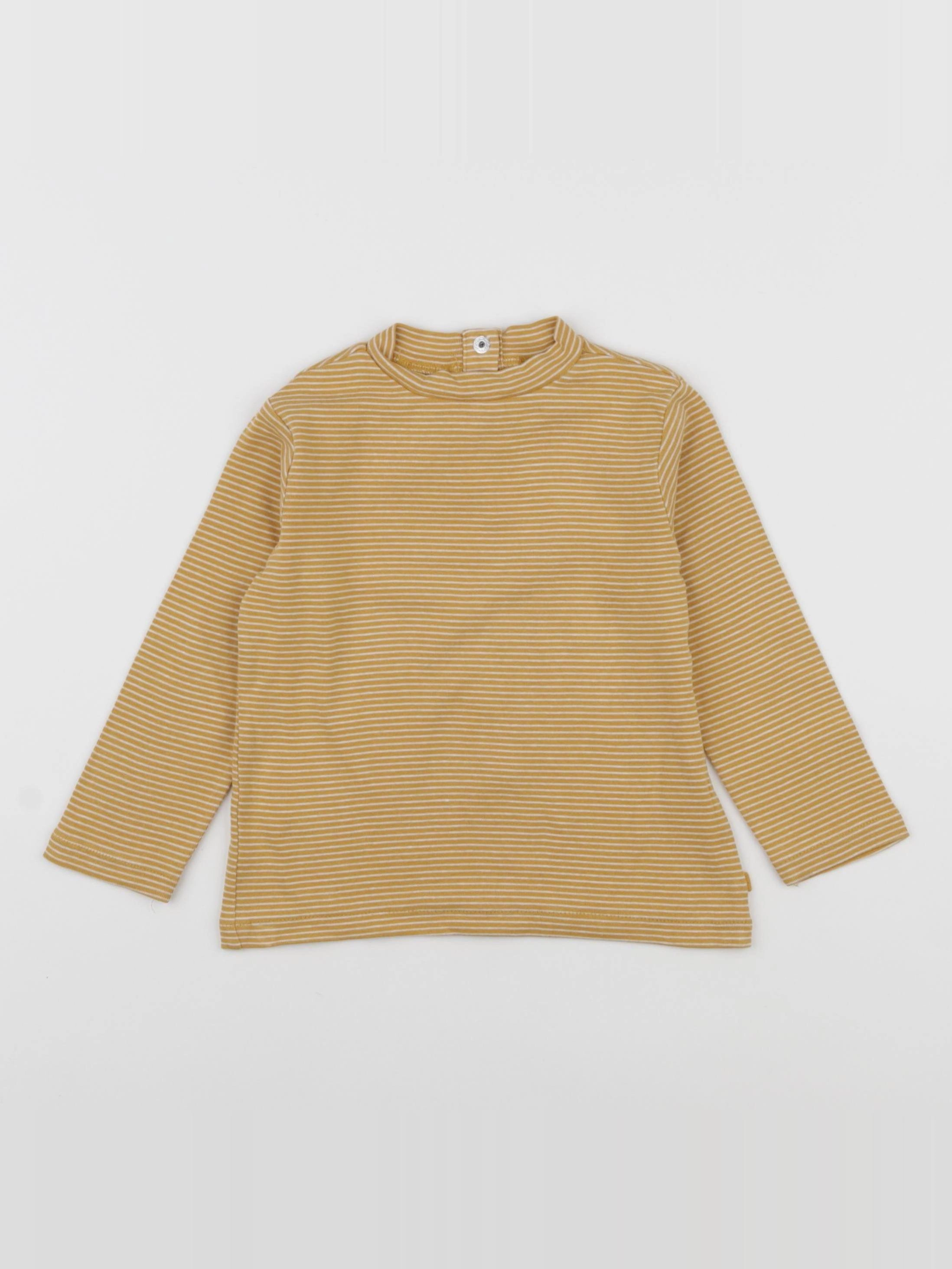 Zara - sous-pull jaune - 18 mois à 2 ans