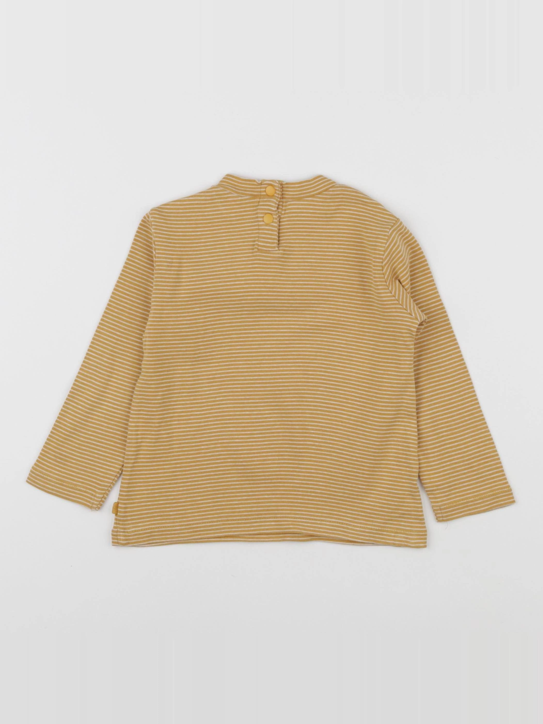 Zara - sous-pull jaune - 18 mois à 2 ans