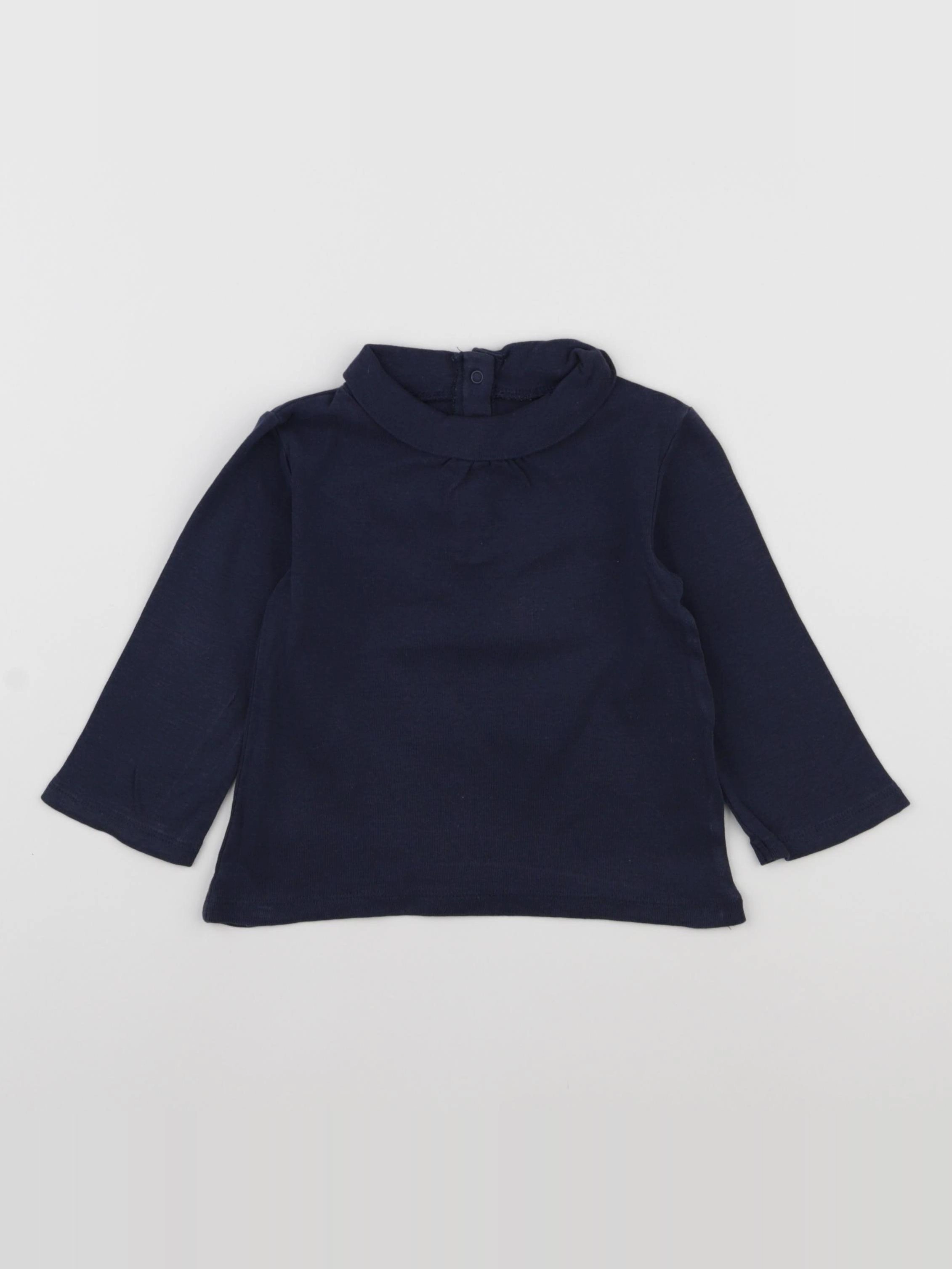 Vertbaudet - sous-pull bleu - 2 ans