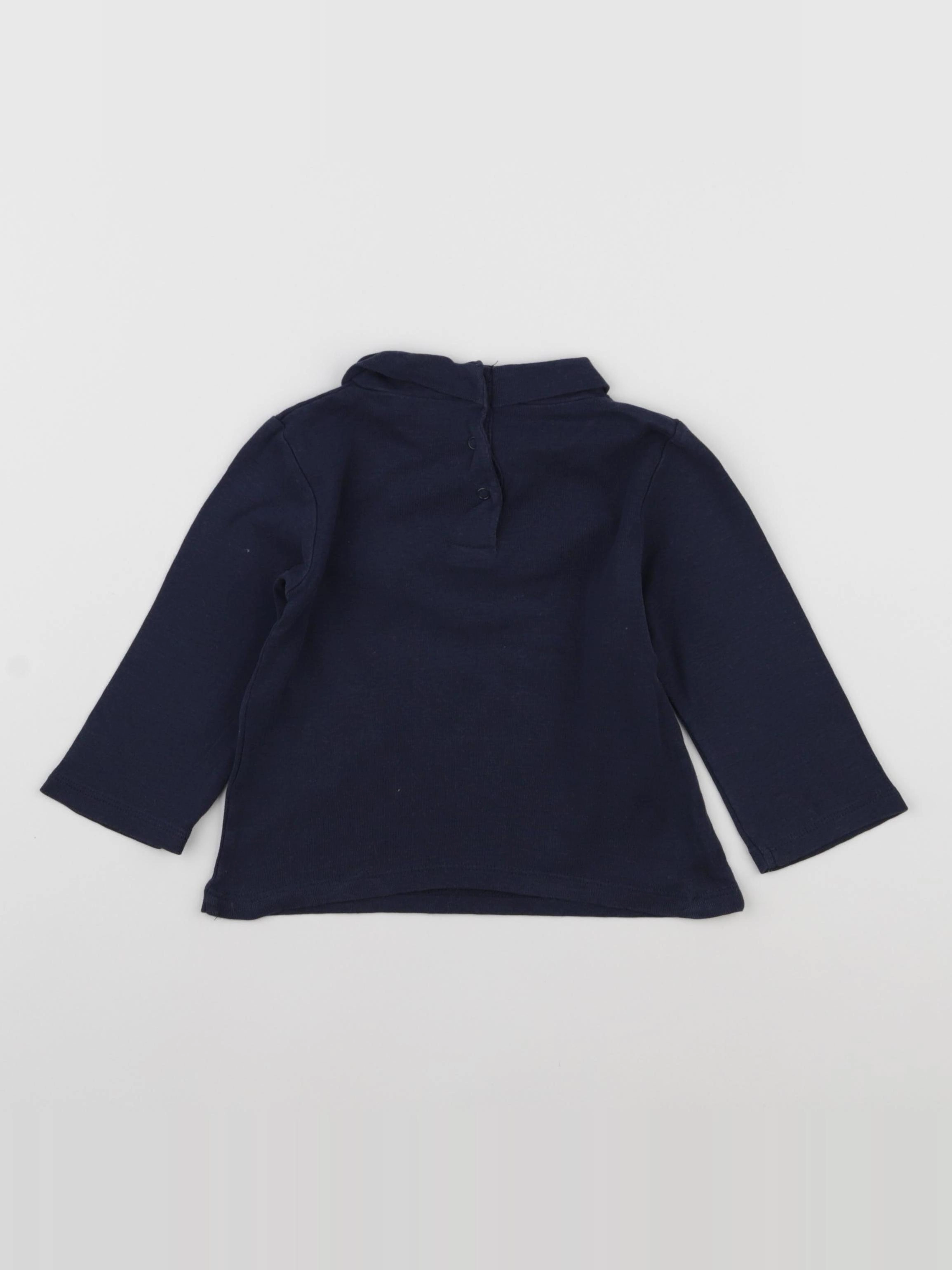 Vertbaudet - sous-pull bleu - 2 ans