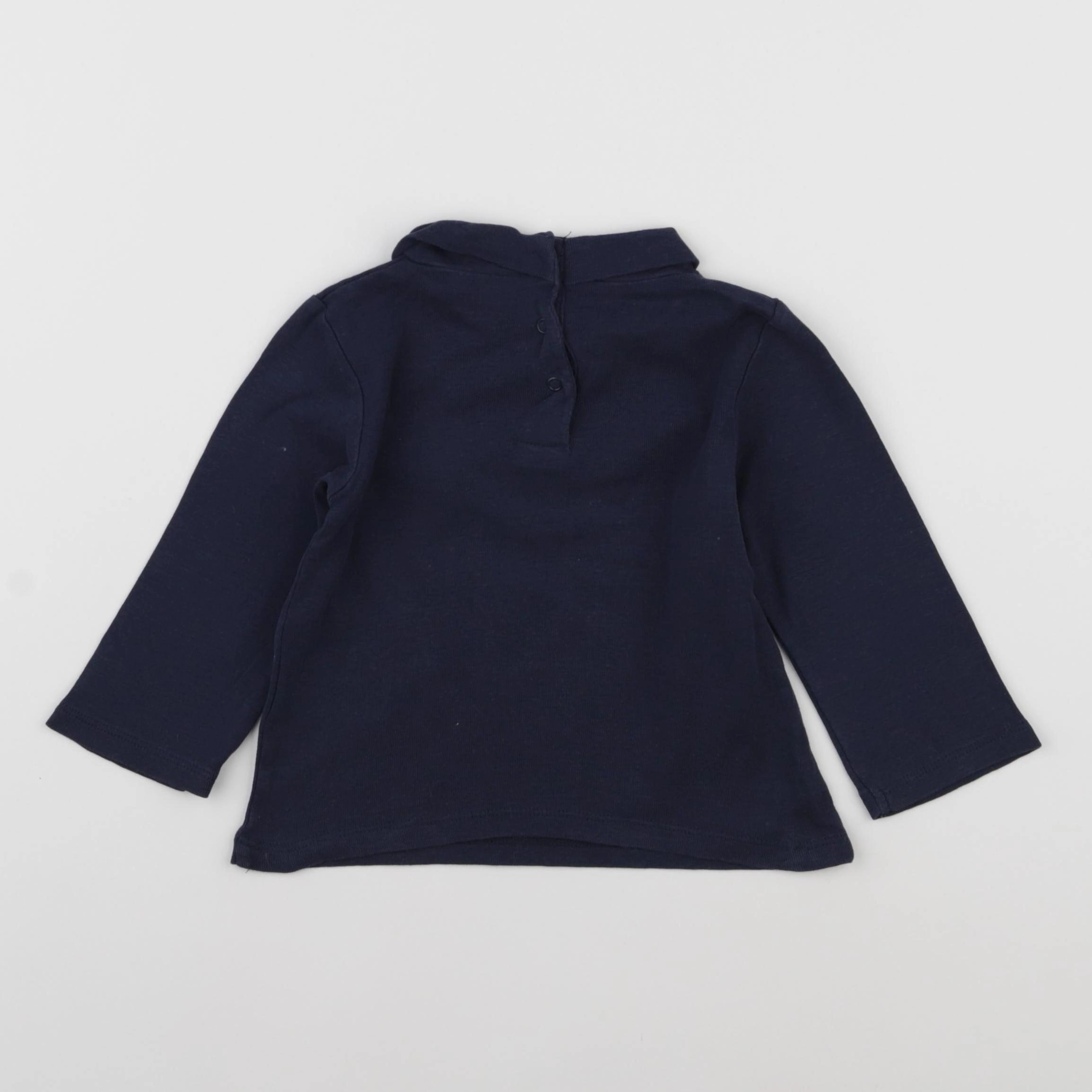 Vertbaudet - sous-pull bleu - 2 ans