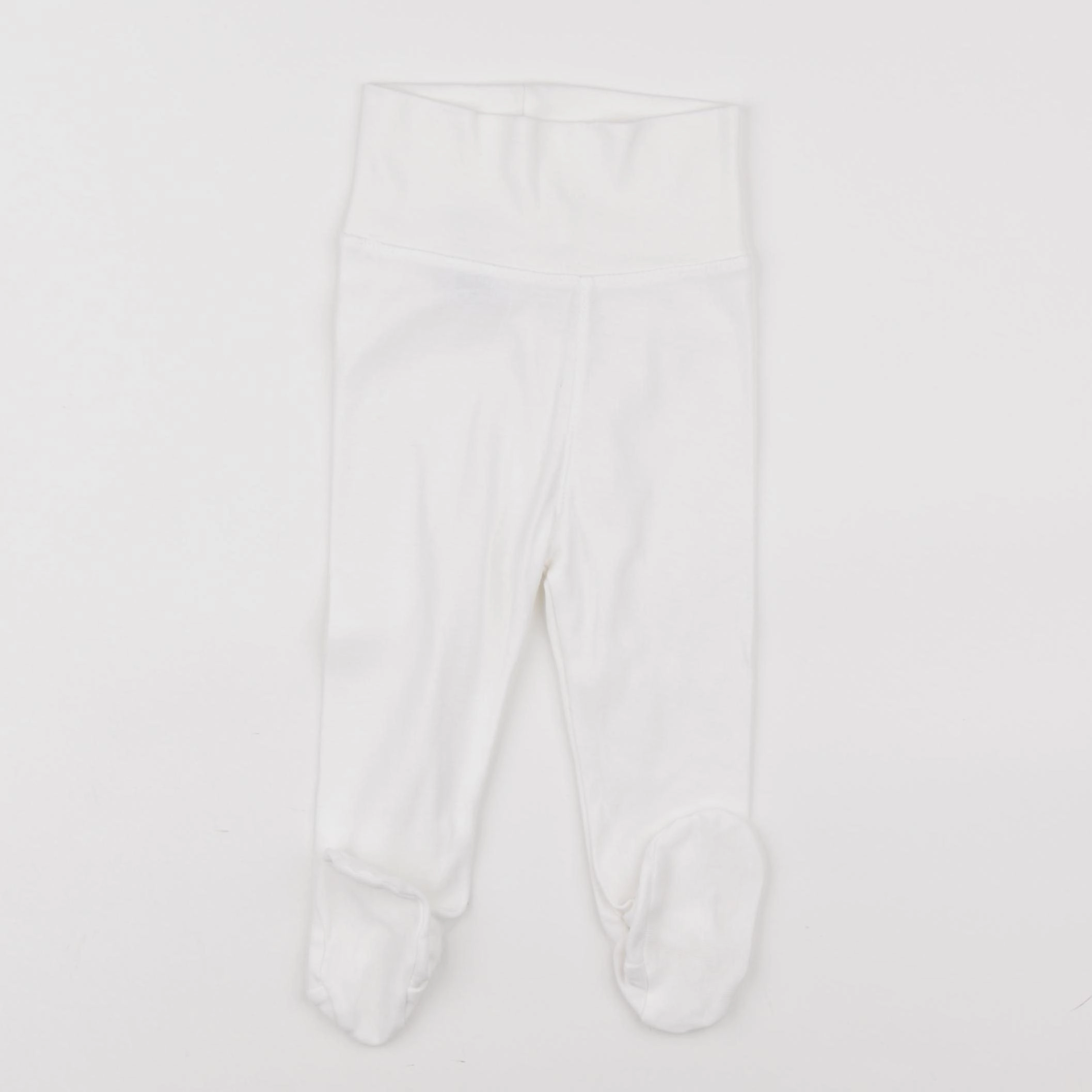 H&M - legging blanc - 6/9 mois