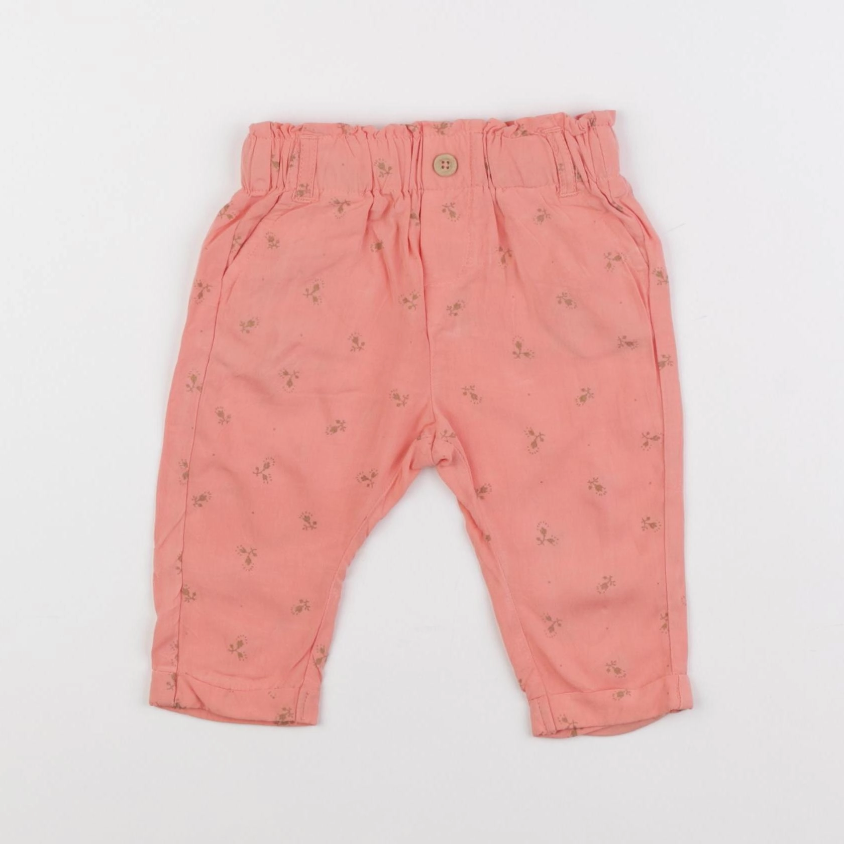 Vertbaudet - sarouel rose - 6 mois