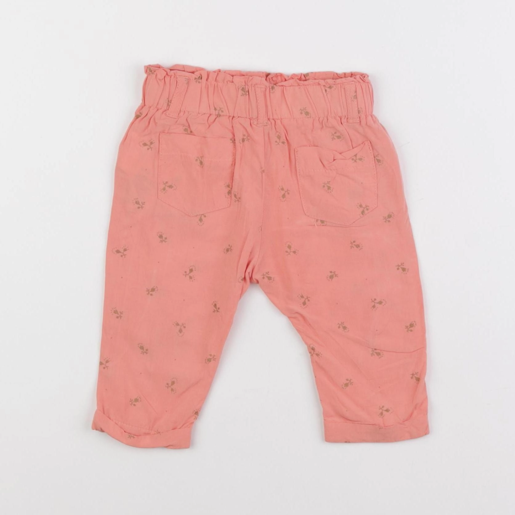 Vertbaudet - sarouel rose - 6 mois