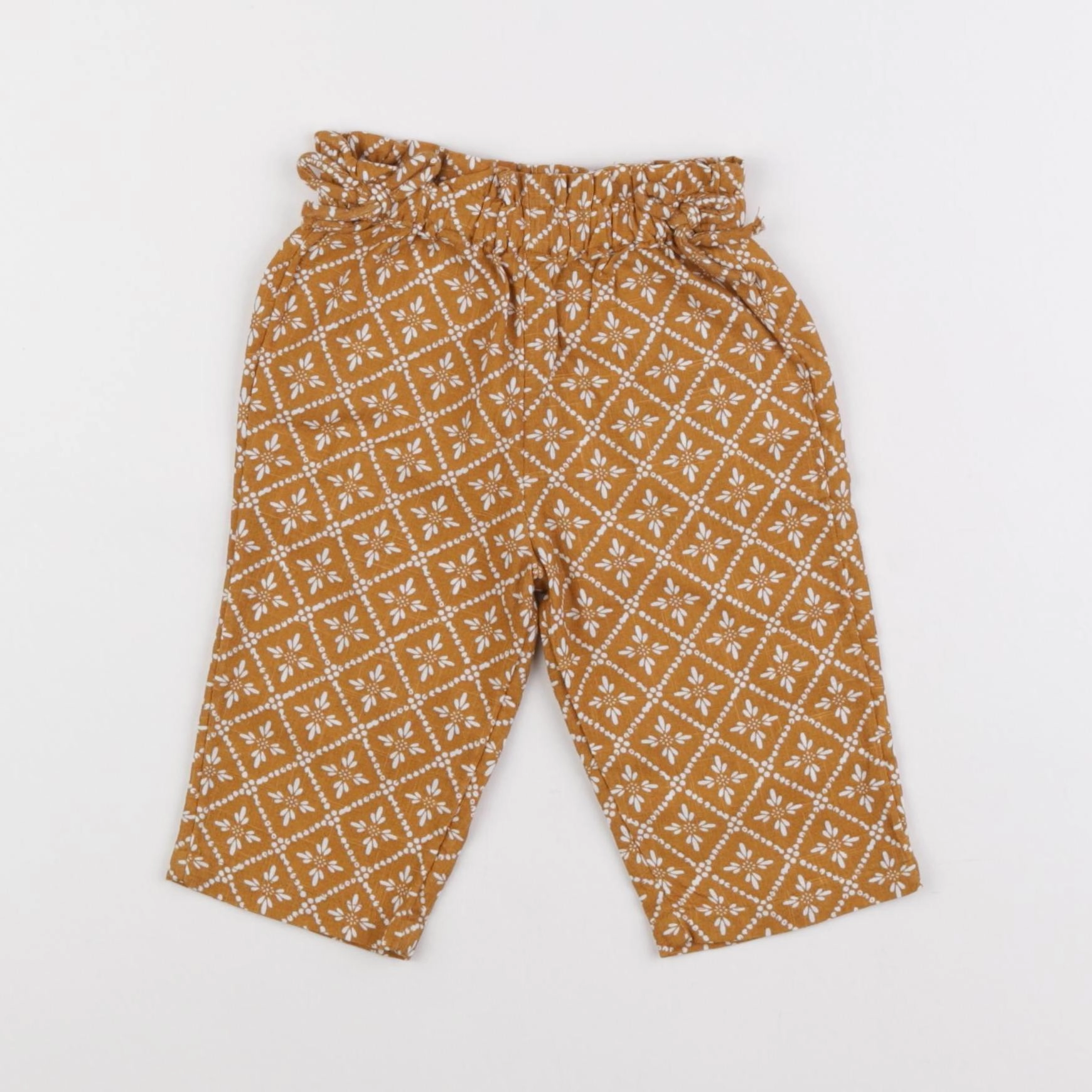 Vertbaudet - pantalon marron - 6 mois