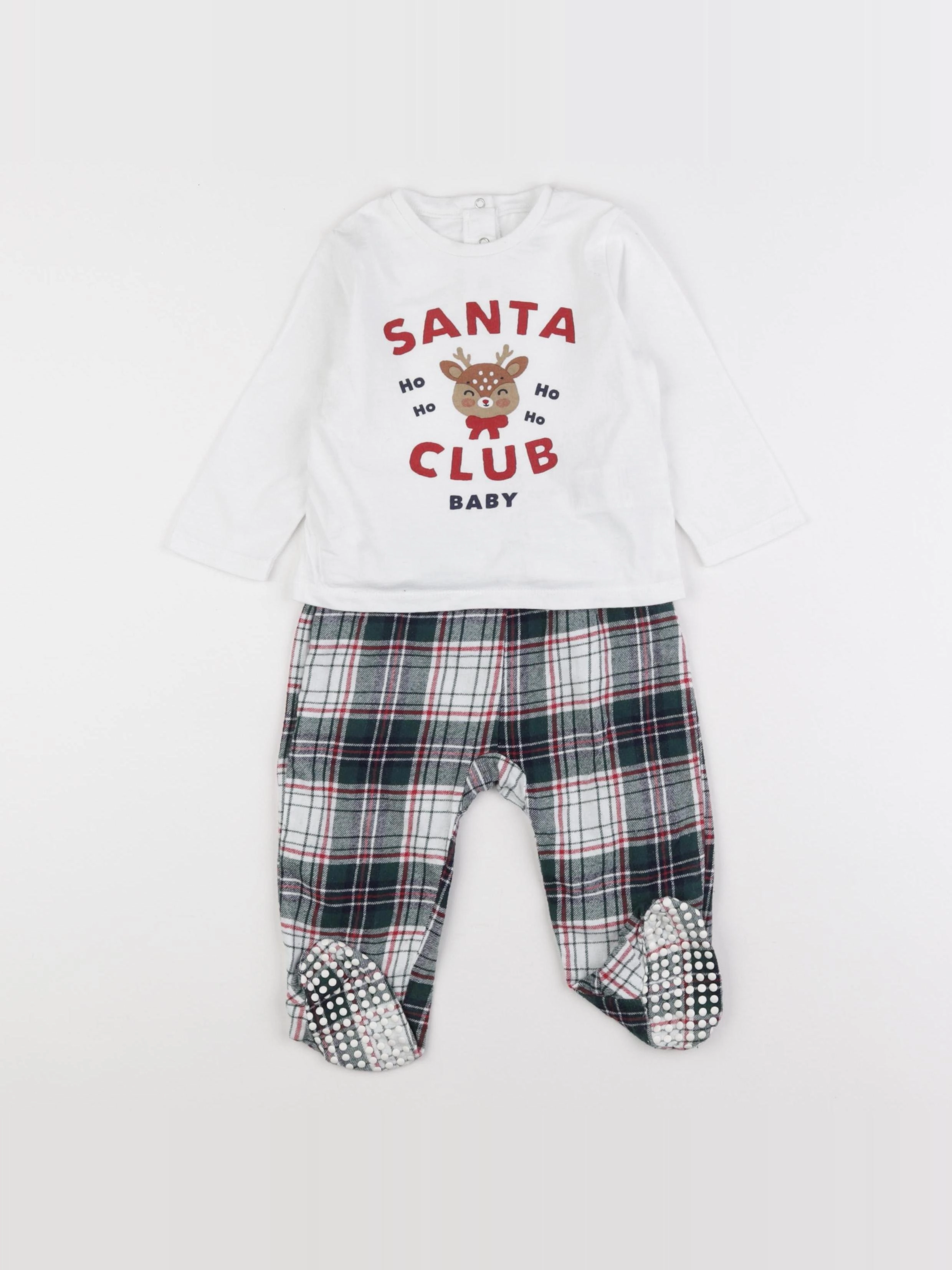 Vertbaudet - pyjama coton multicolore - 12 mois