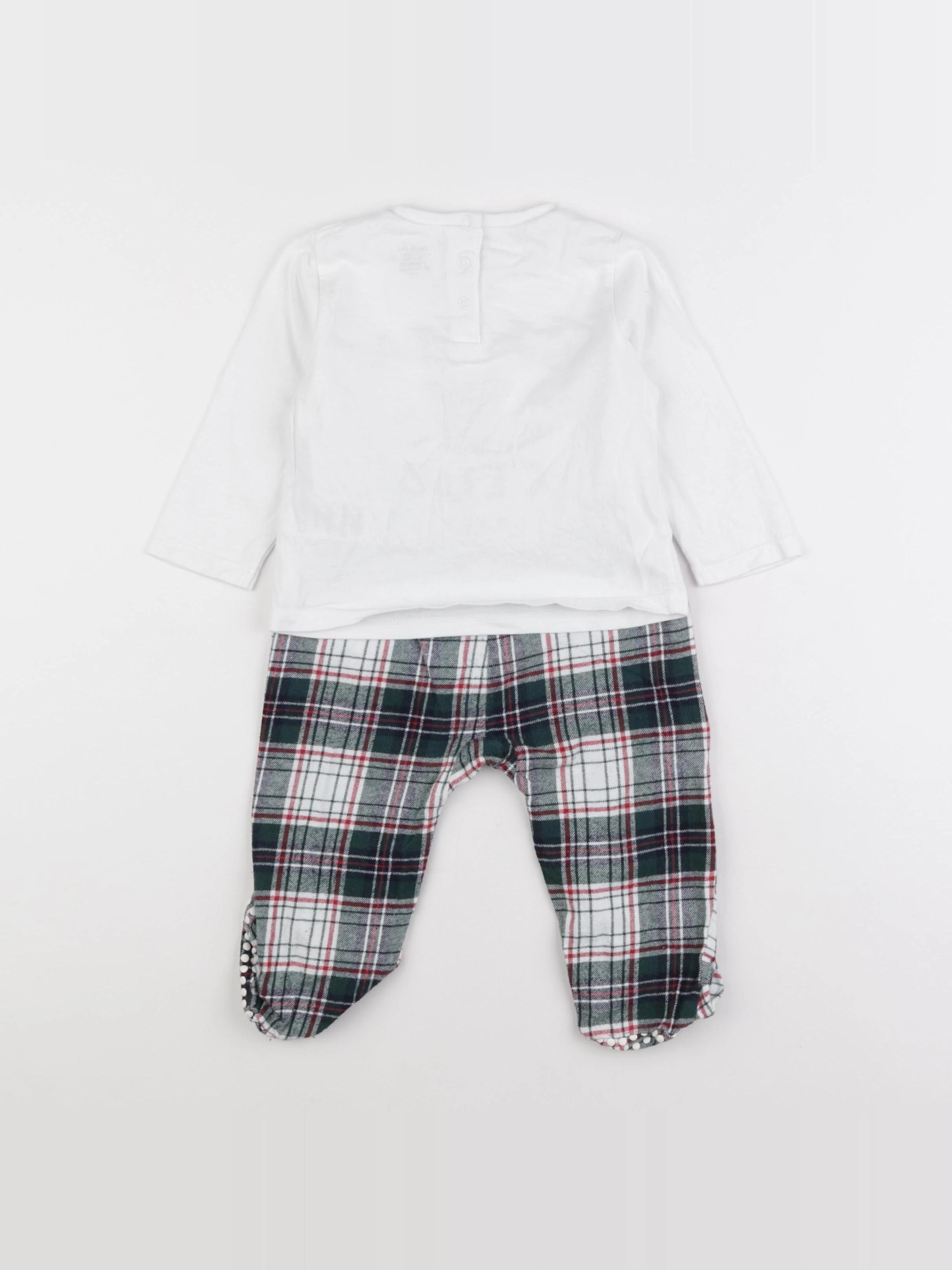 Vertbaudet - pyjama coton multicolore - 12 mois