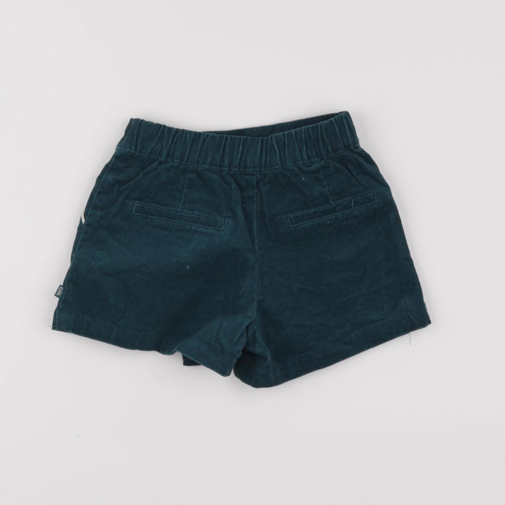 Okaidi - jupe short bleu, or - 4 ans