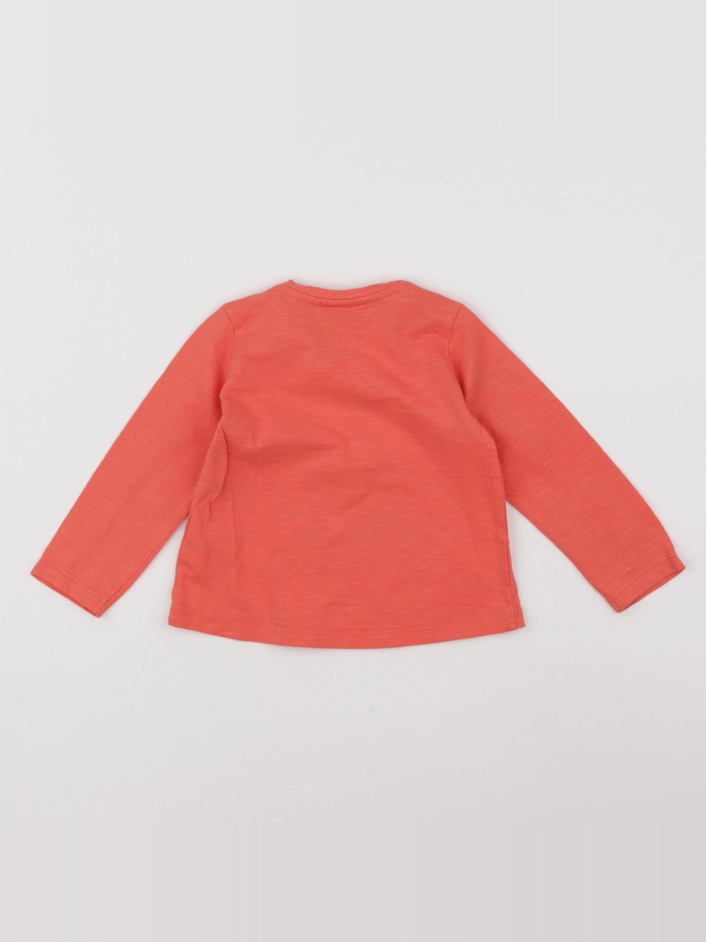 Tape à l'oeil - tee-shirt or, orange - 18 mois