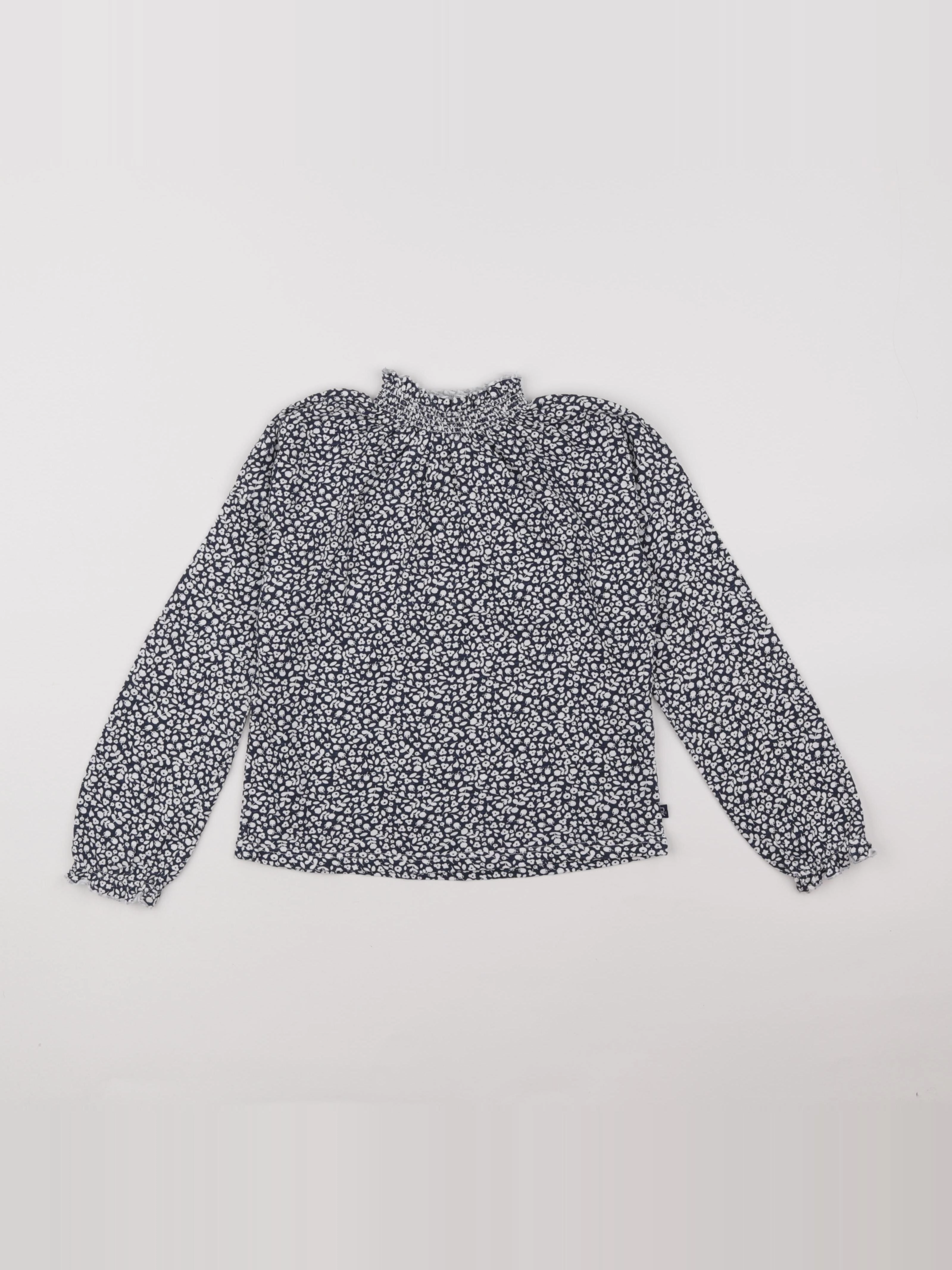 Okaidi - blouse bleu - 8 ans