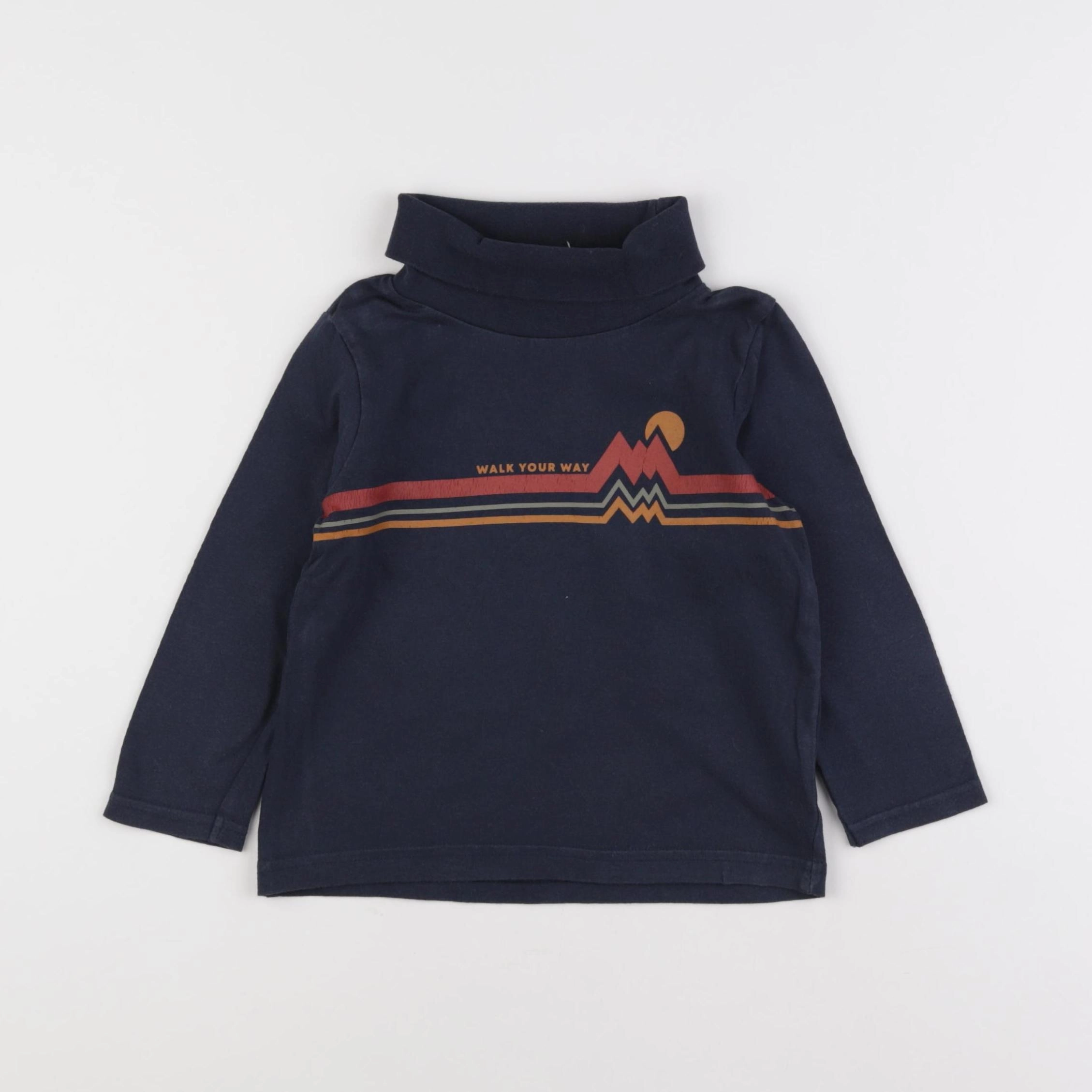 Tape à l'oeil - sous-pull bleu - 2 ans