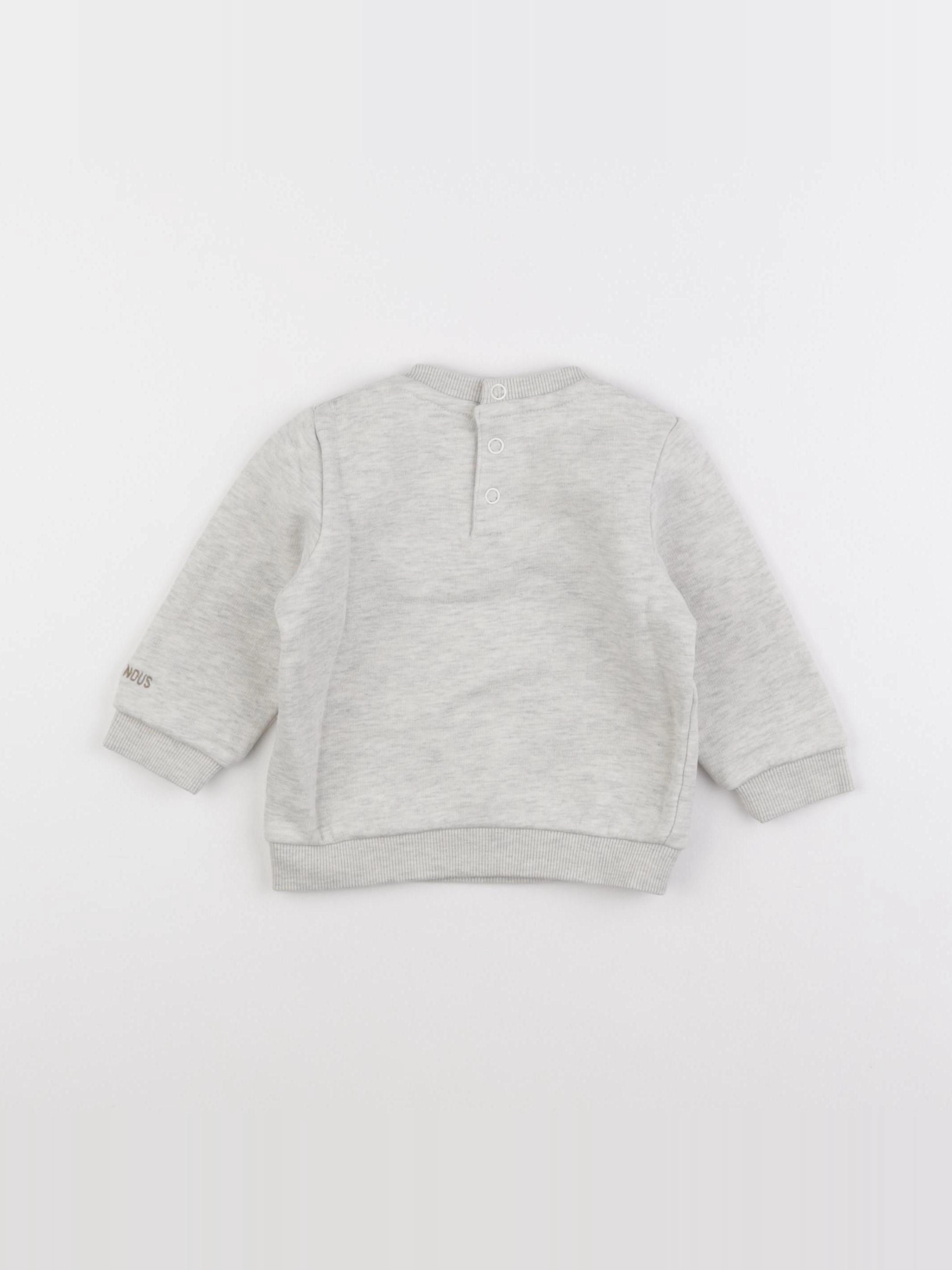 Tape à l'oeil - sweat beige - 12 mois