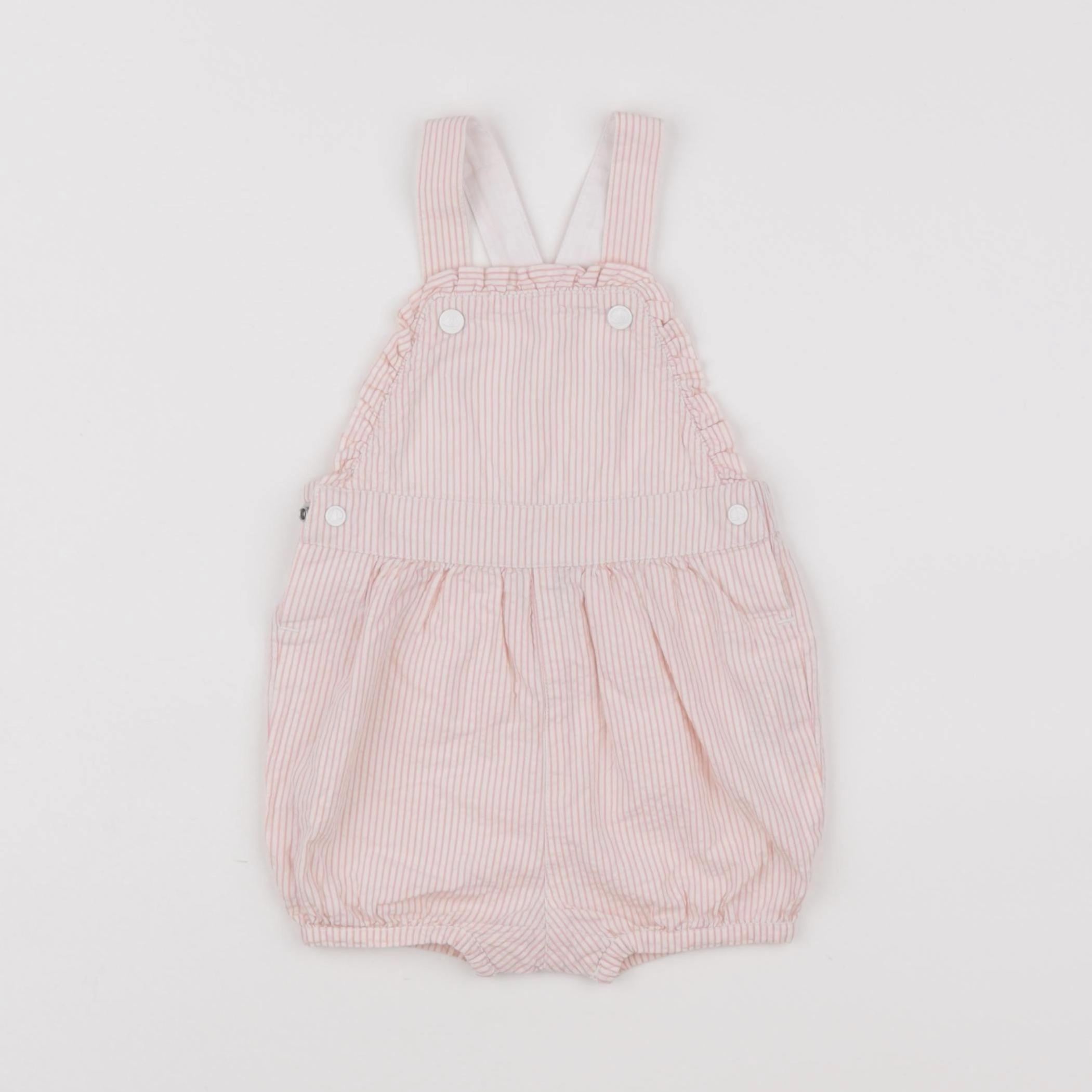 Petit Bateau - salopette rose - 6 mois