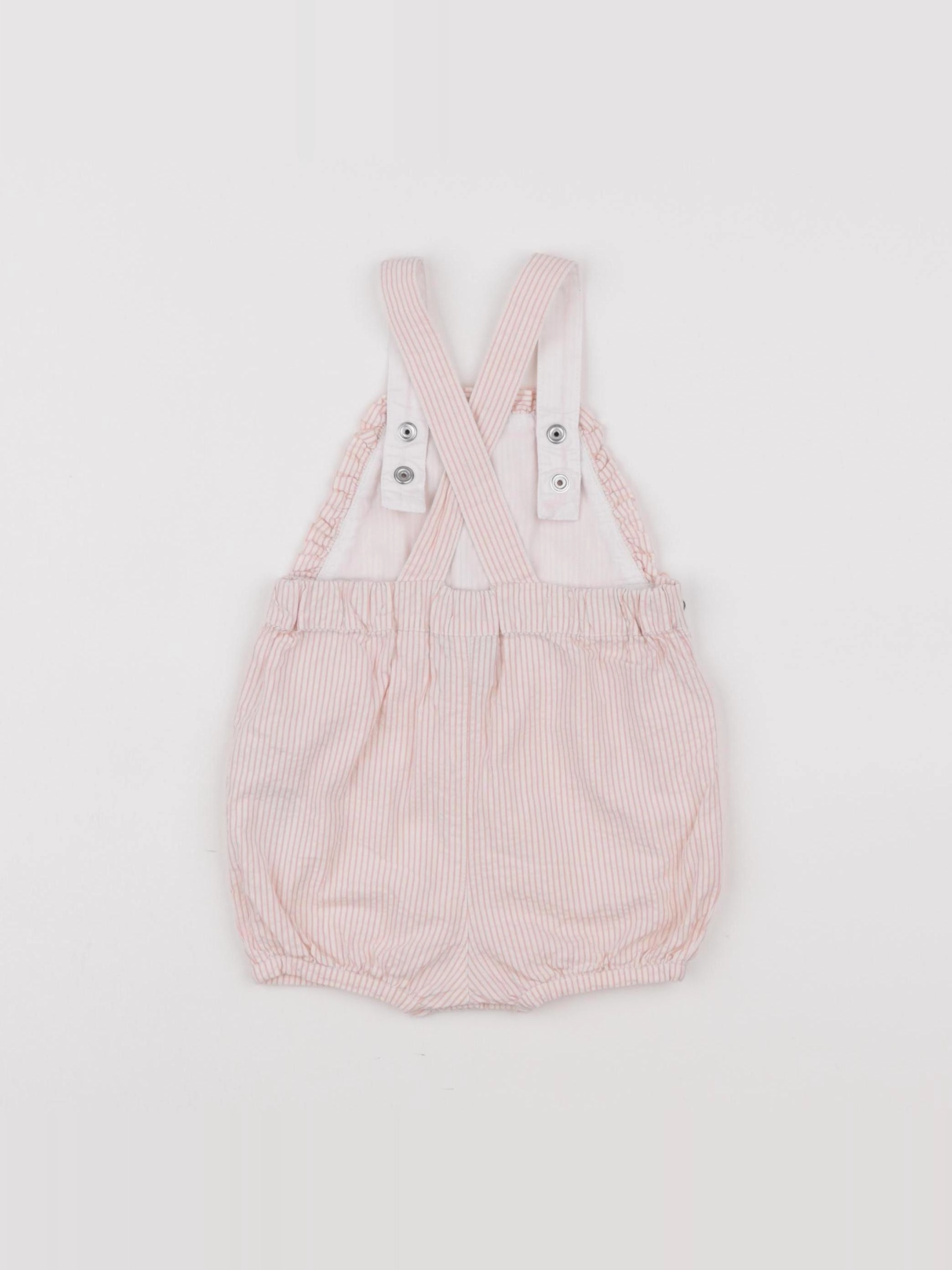 Petit Bateau - salopette rose - 6 mois