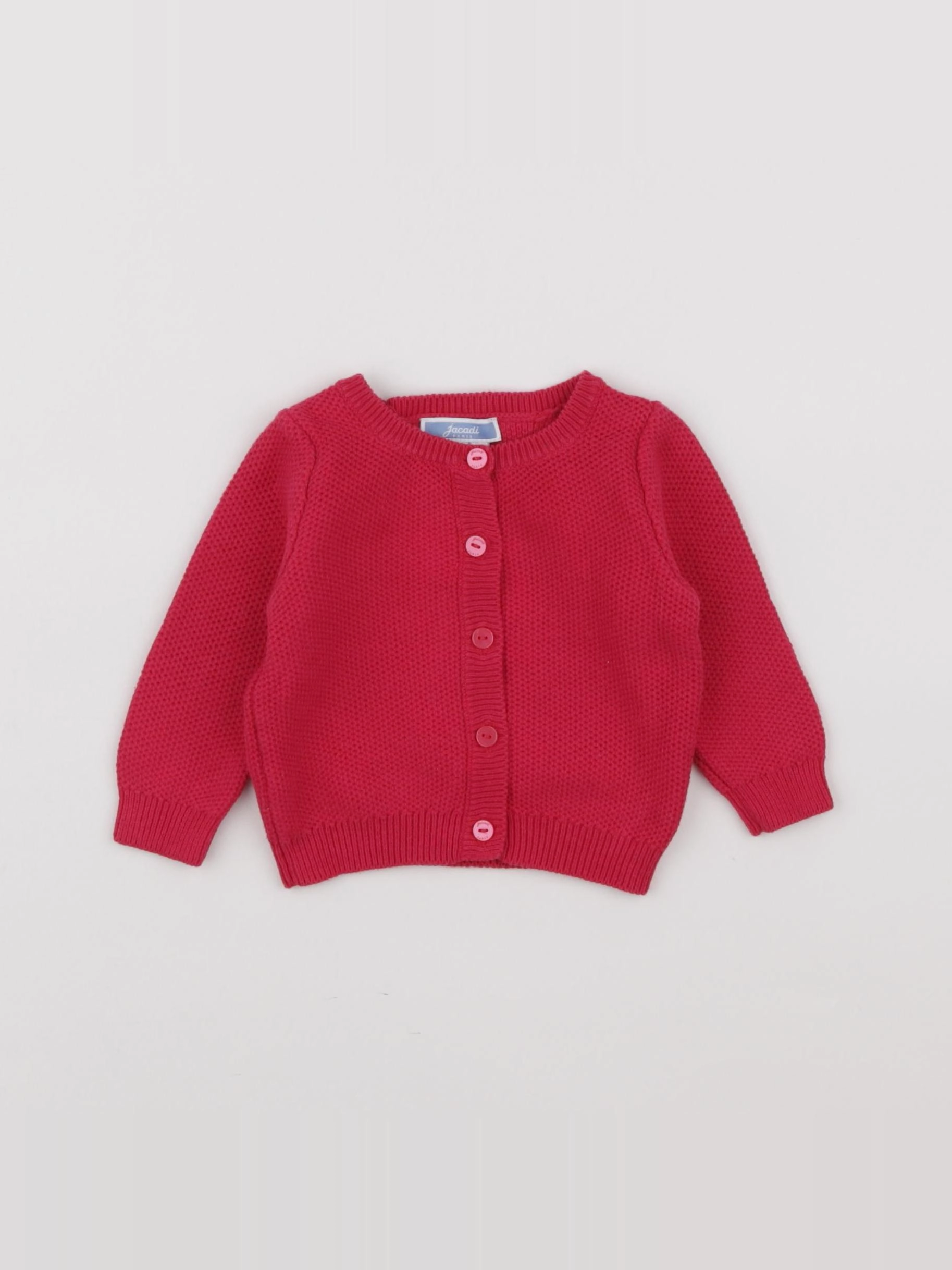 Jacadi - gilet rose - 6 mois