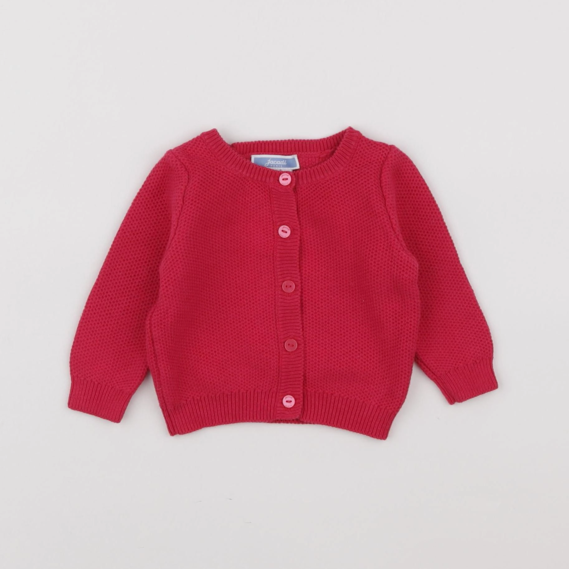 Jacadi - gilet rose - 6 mois
