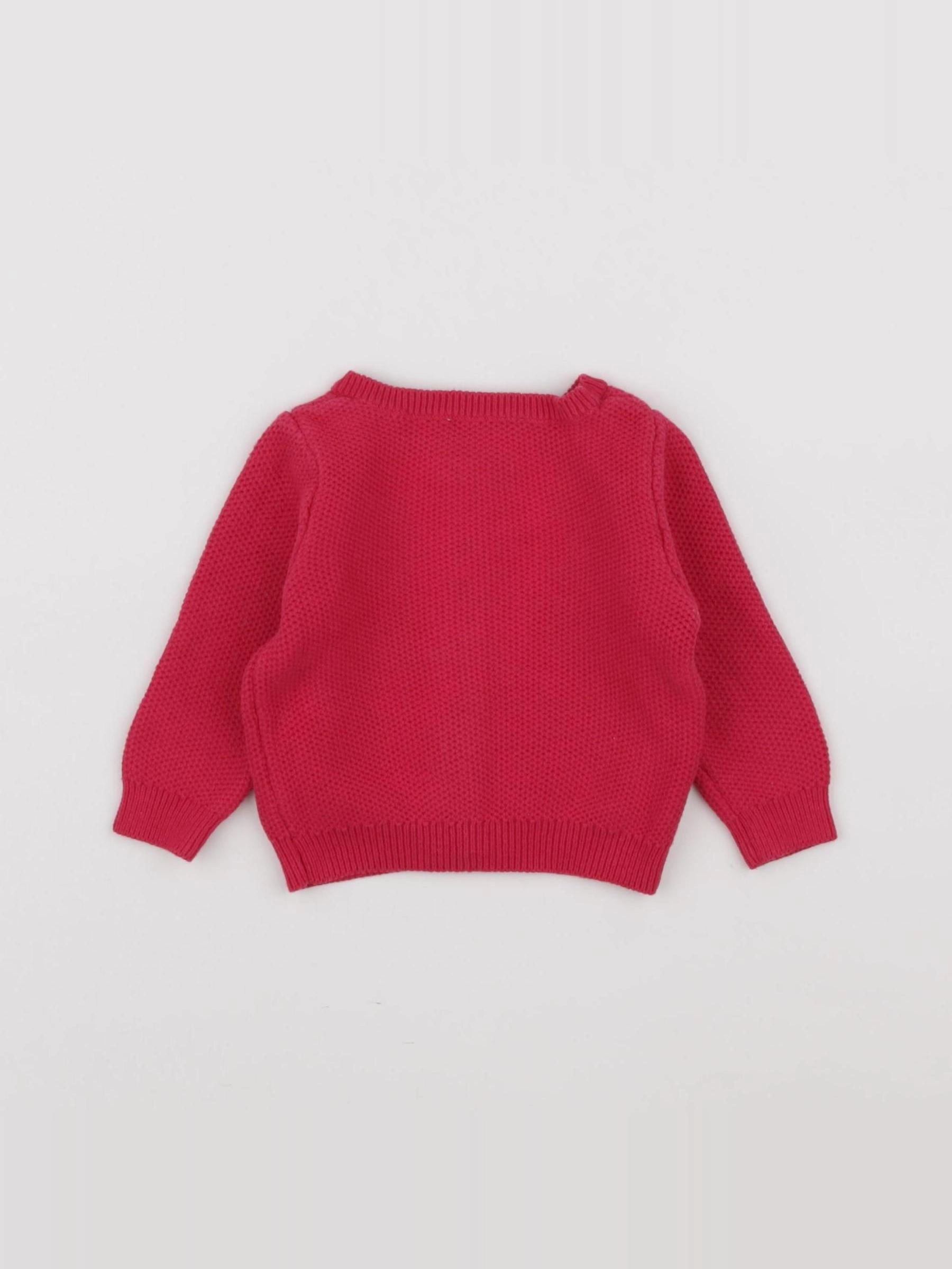 Jacadi - gilet rose - 6 mois