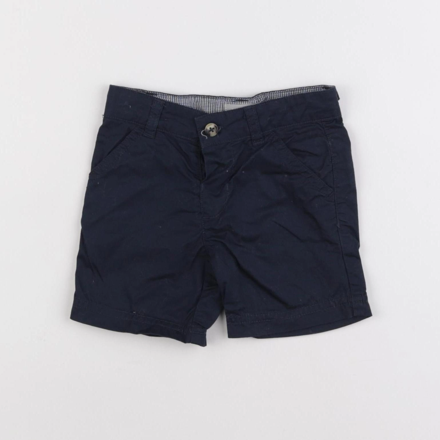 Boutchou - short bleu - 6 mois
