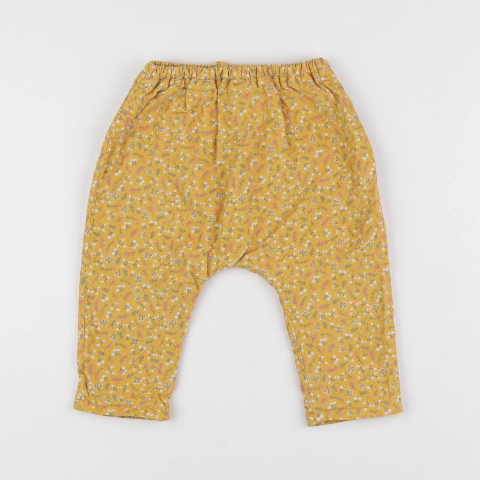 Boutchou - sarouel doublé jaune - 12 mois