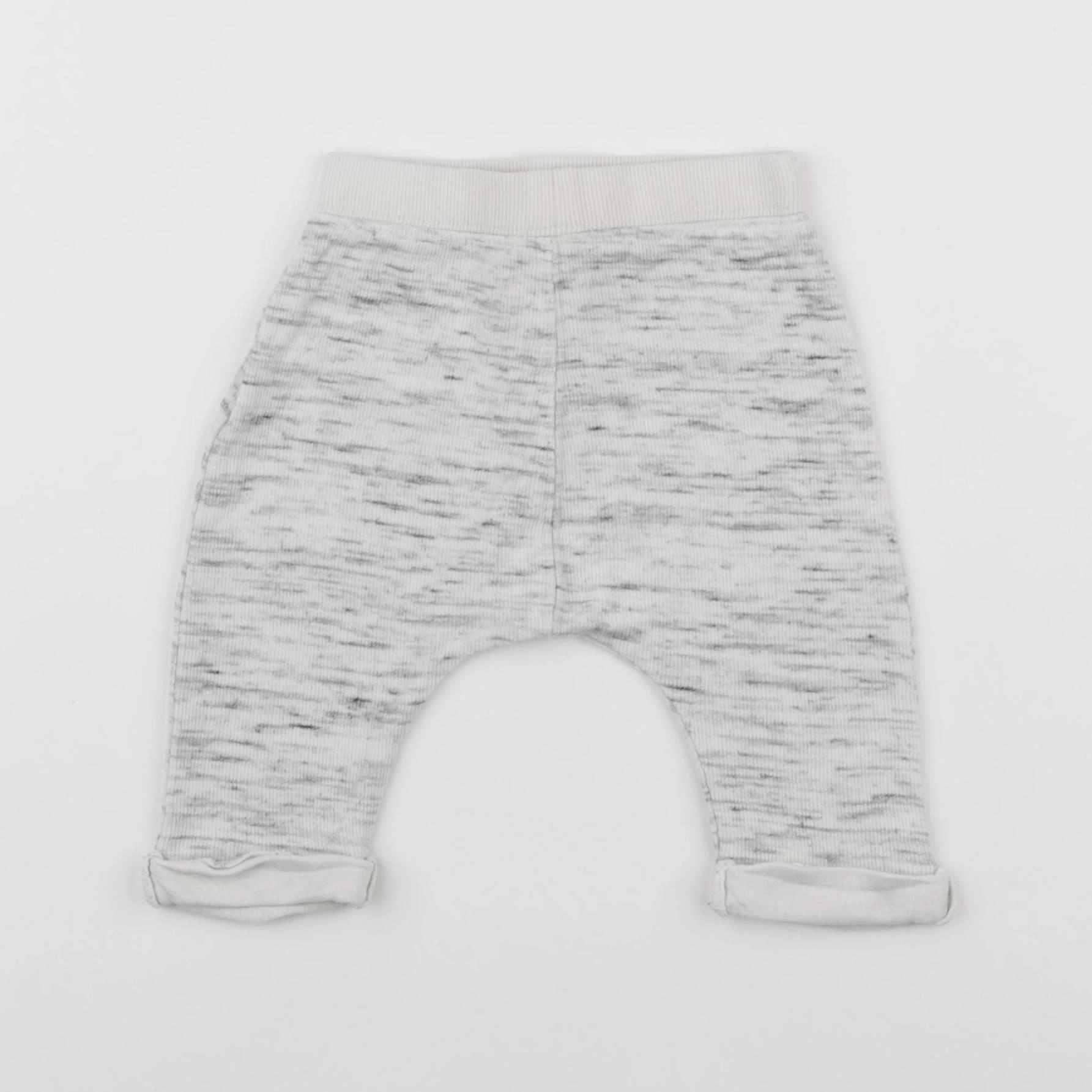 Boutchou - pantalon gris - 3 mois
