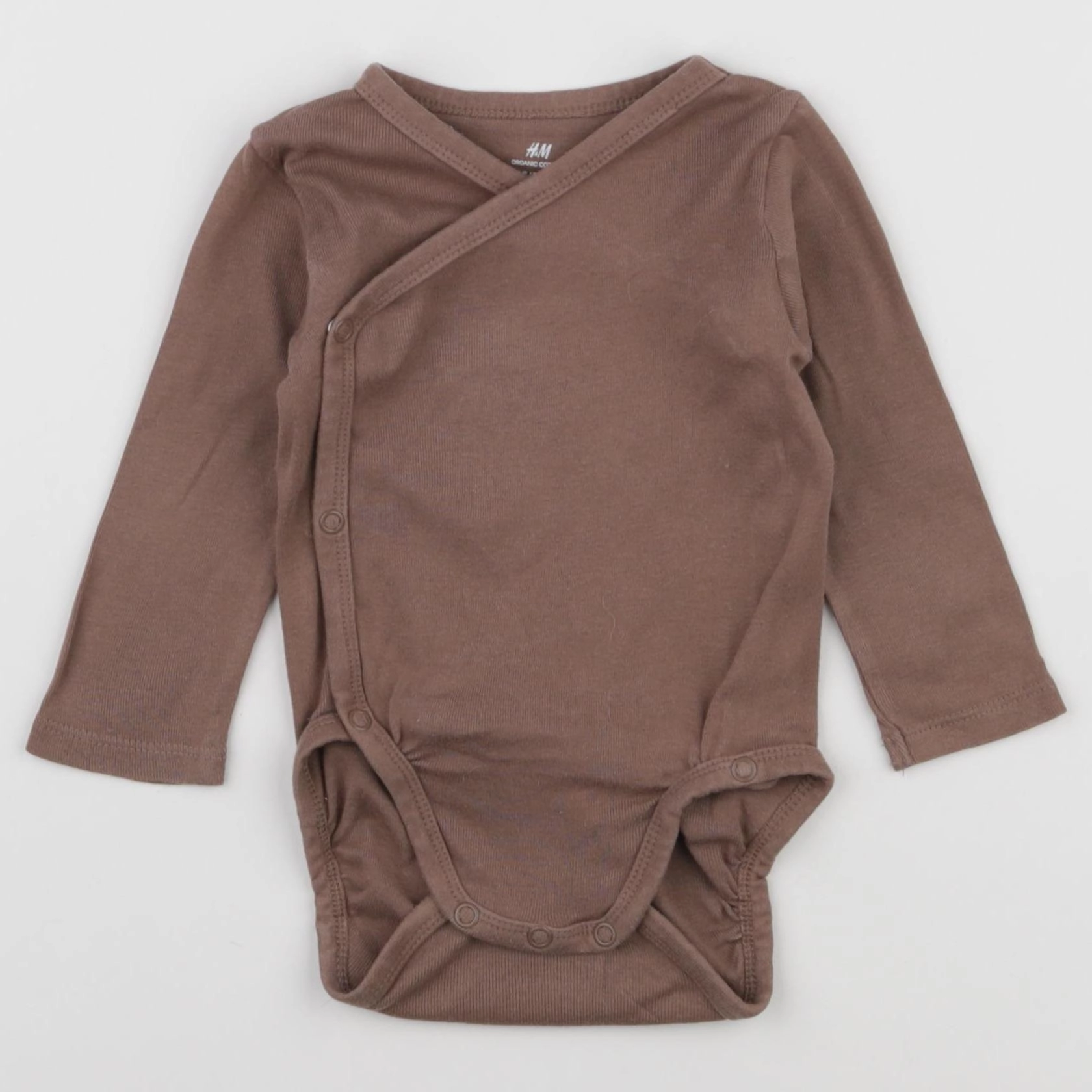 H&M - body marron - 6 mois