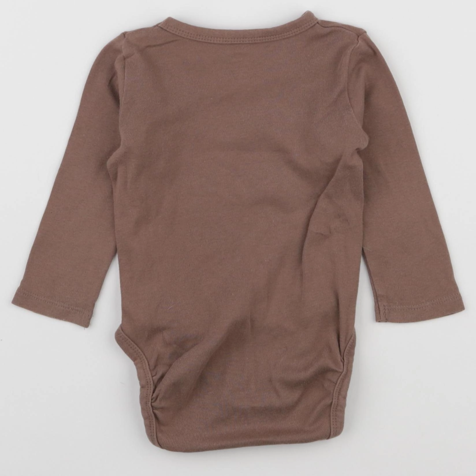 H&M - body marron - 6 mois