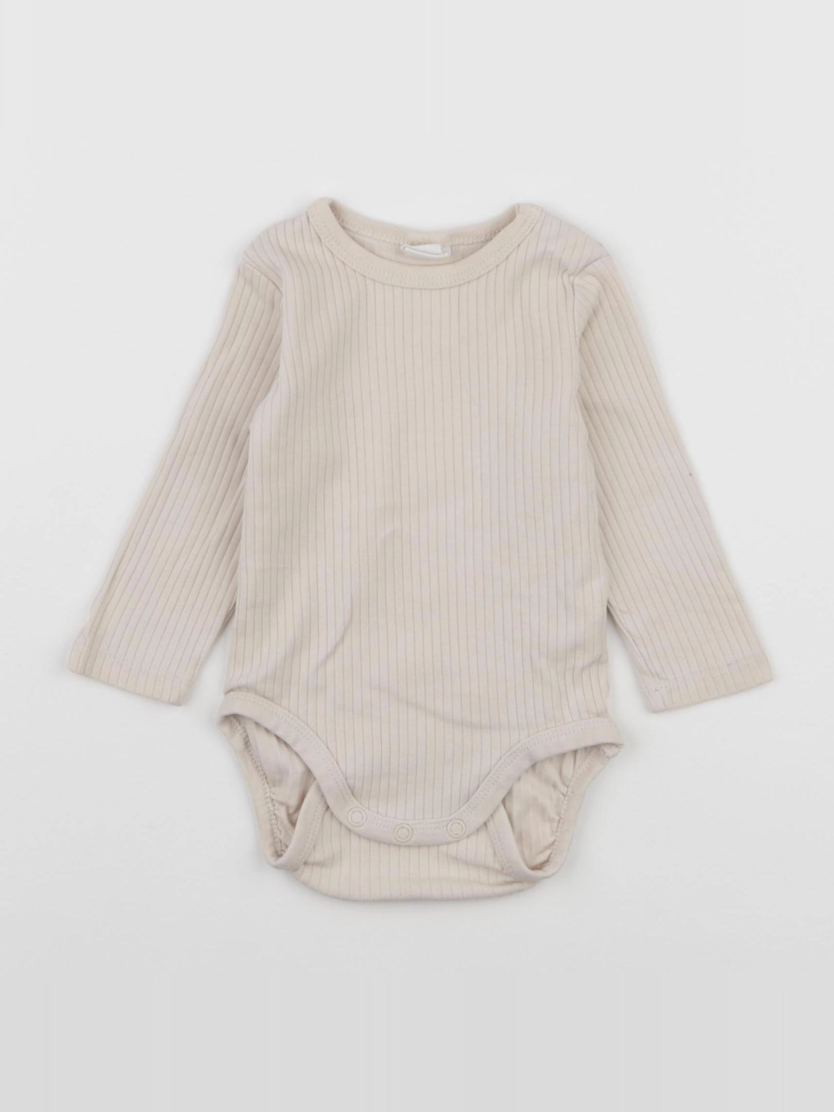 H&M - body beige - 6 mois
