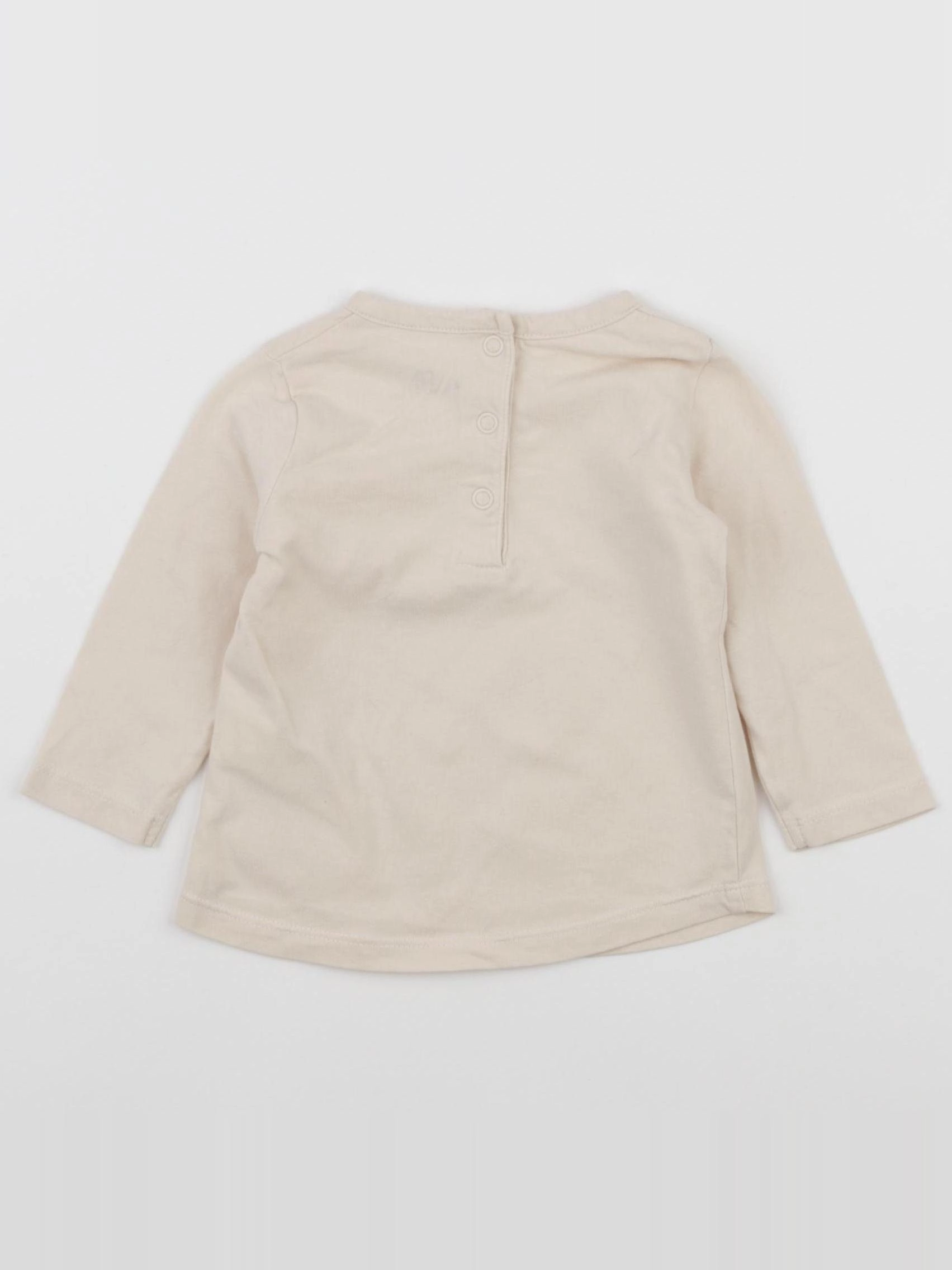 La Redoute - tee-shirt beige - 6 mois
