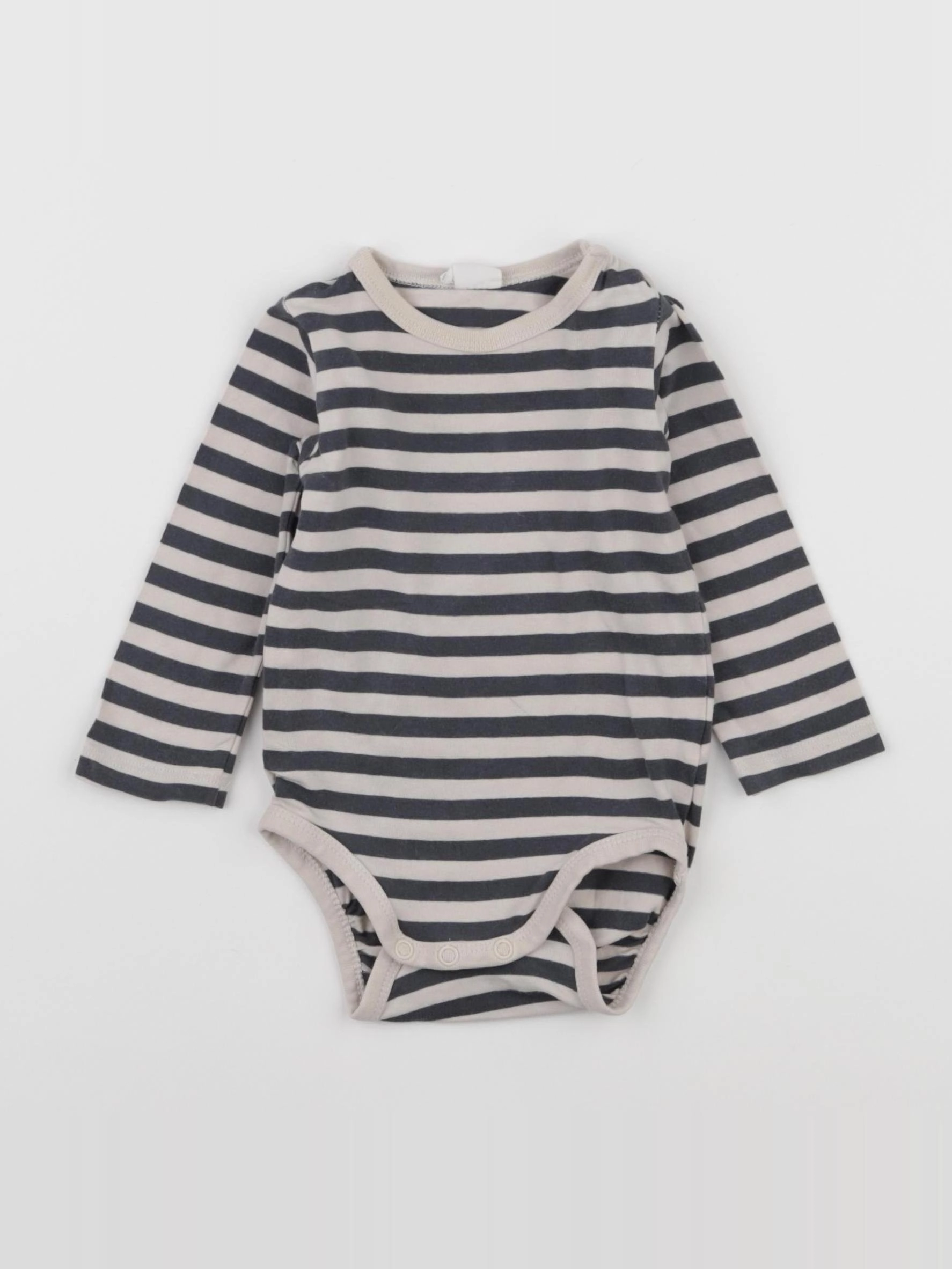 H&M - body beige - 6 mois