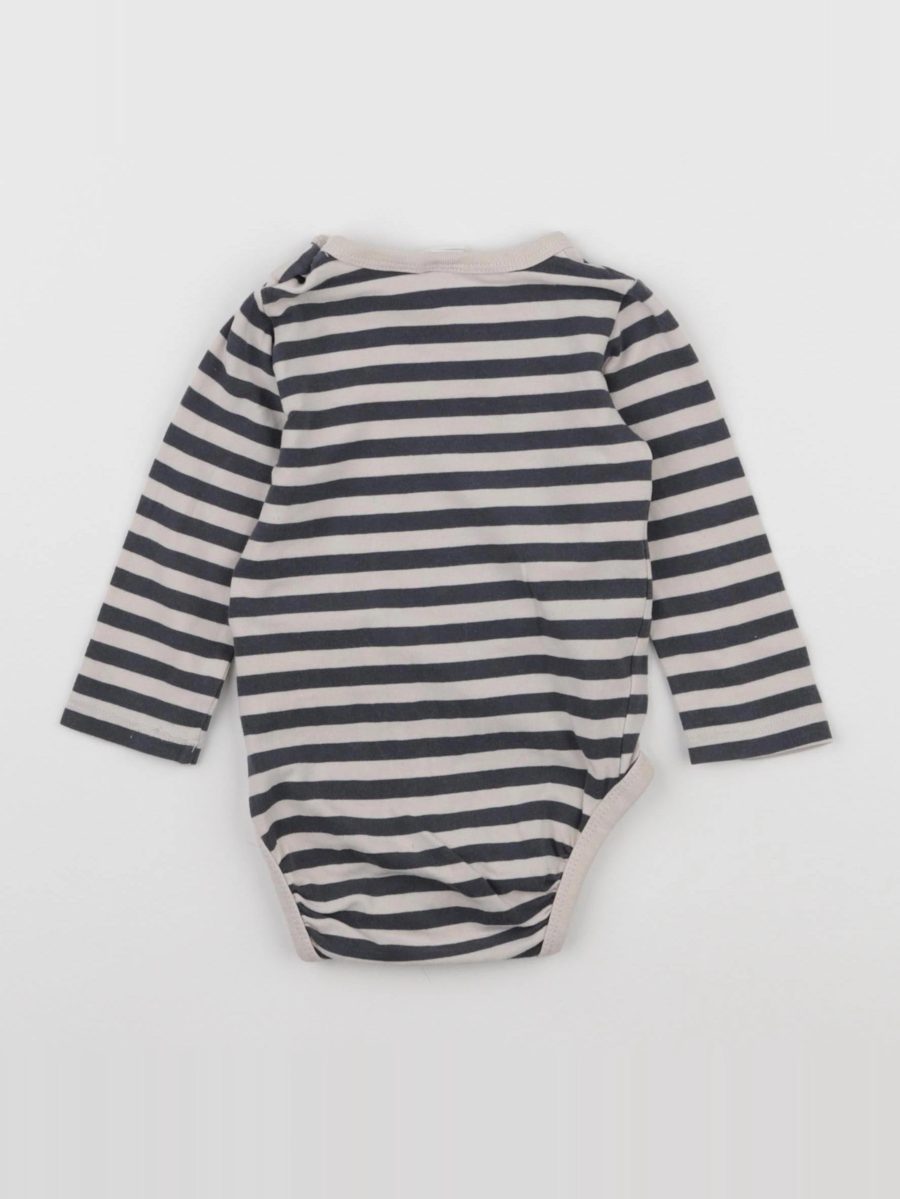 H&M - body beige - 6 mois