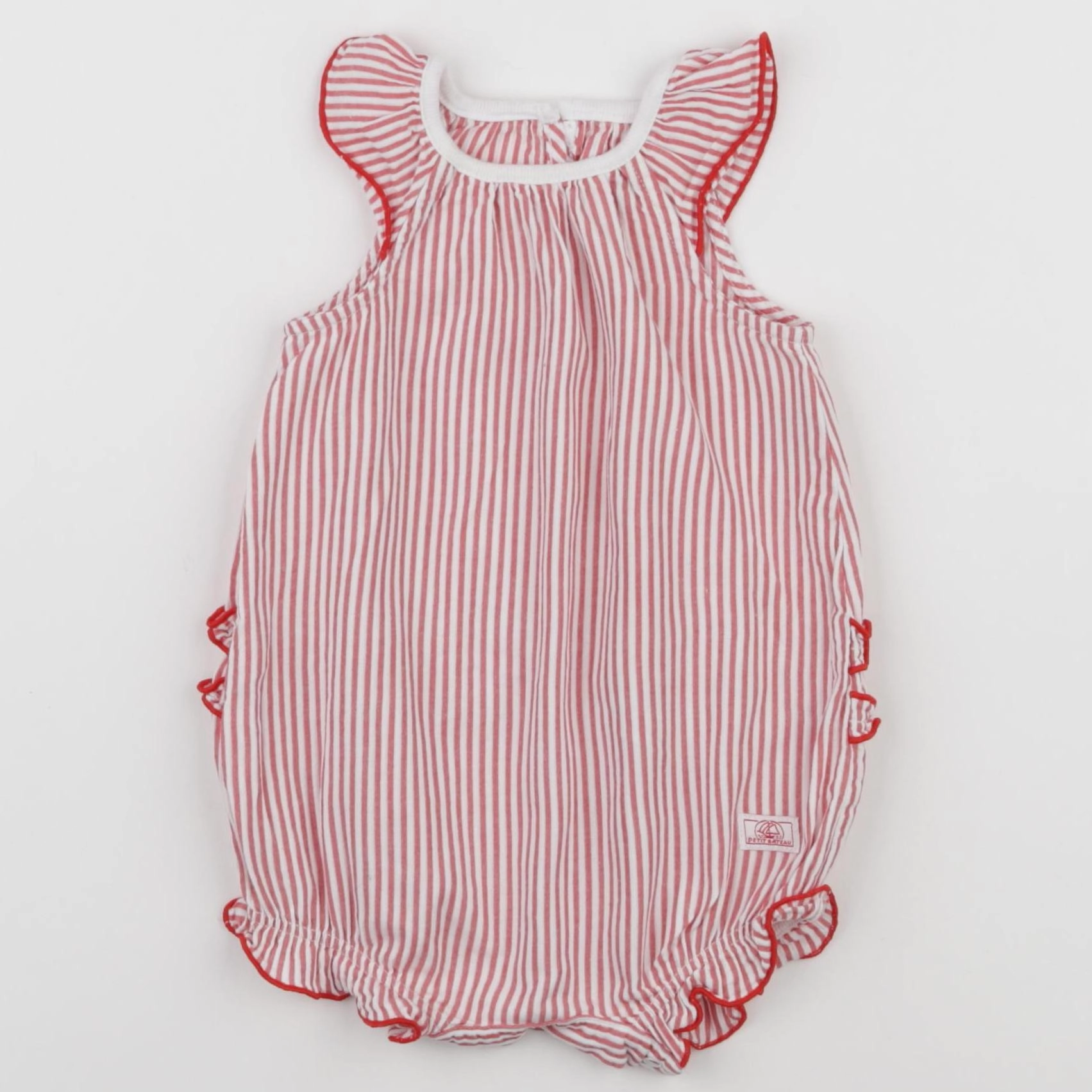 Petit Bateau - combinaison rouge - 1 mois