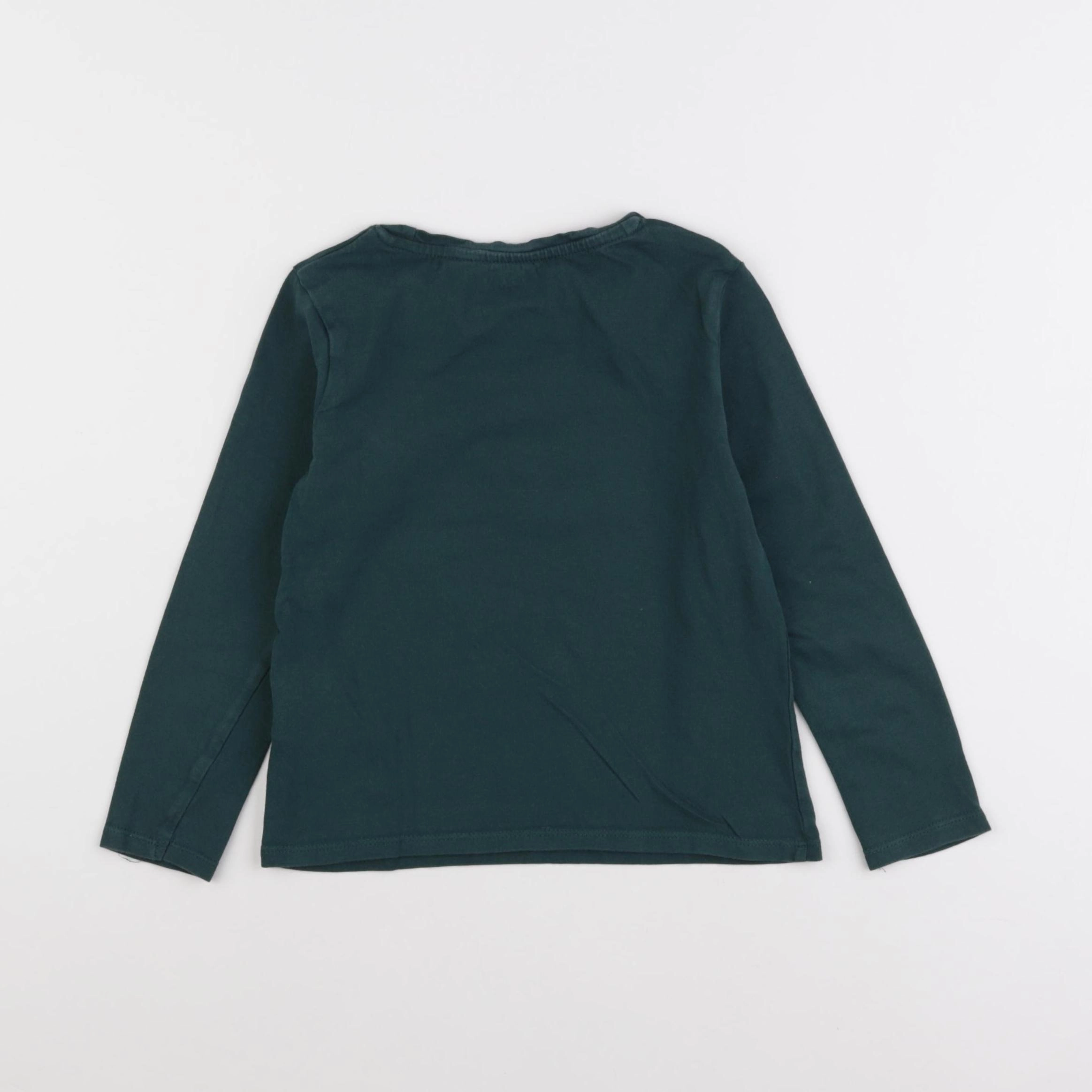 Vertbaudet - tee-shirt vert - 5 ans
