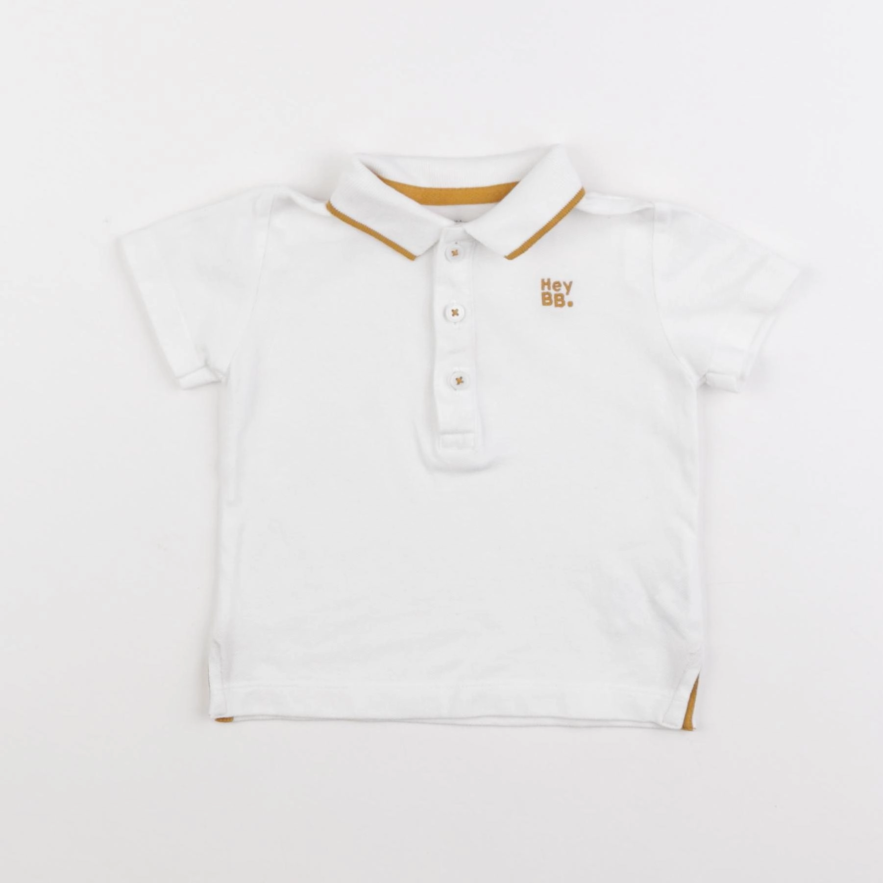Boutchou - polo blanc - 12 mois