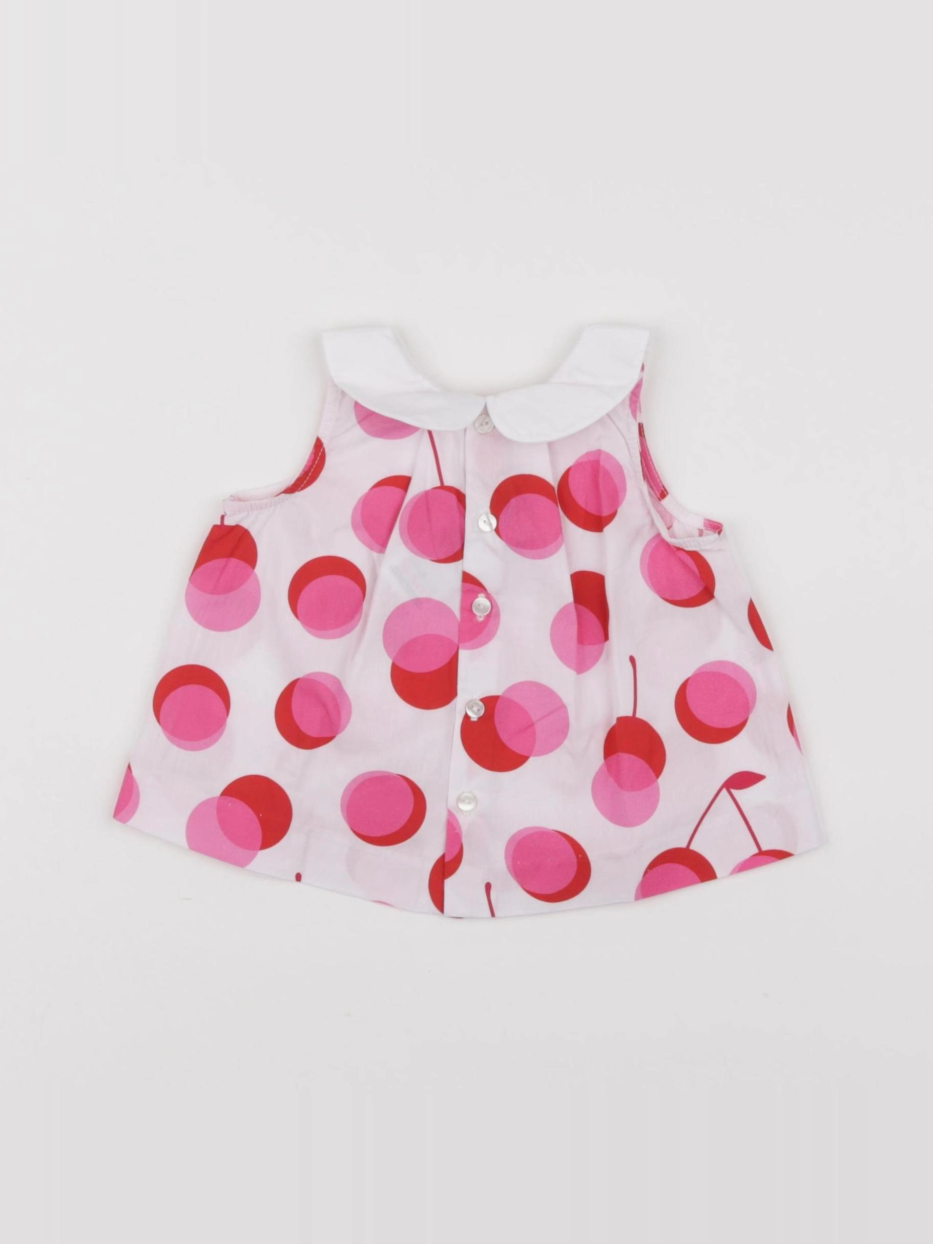 Jacadi - blouse rose - 6 mois