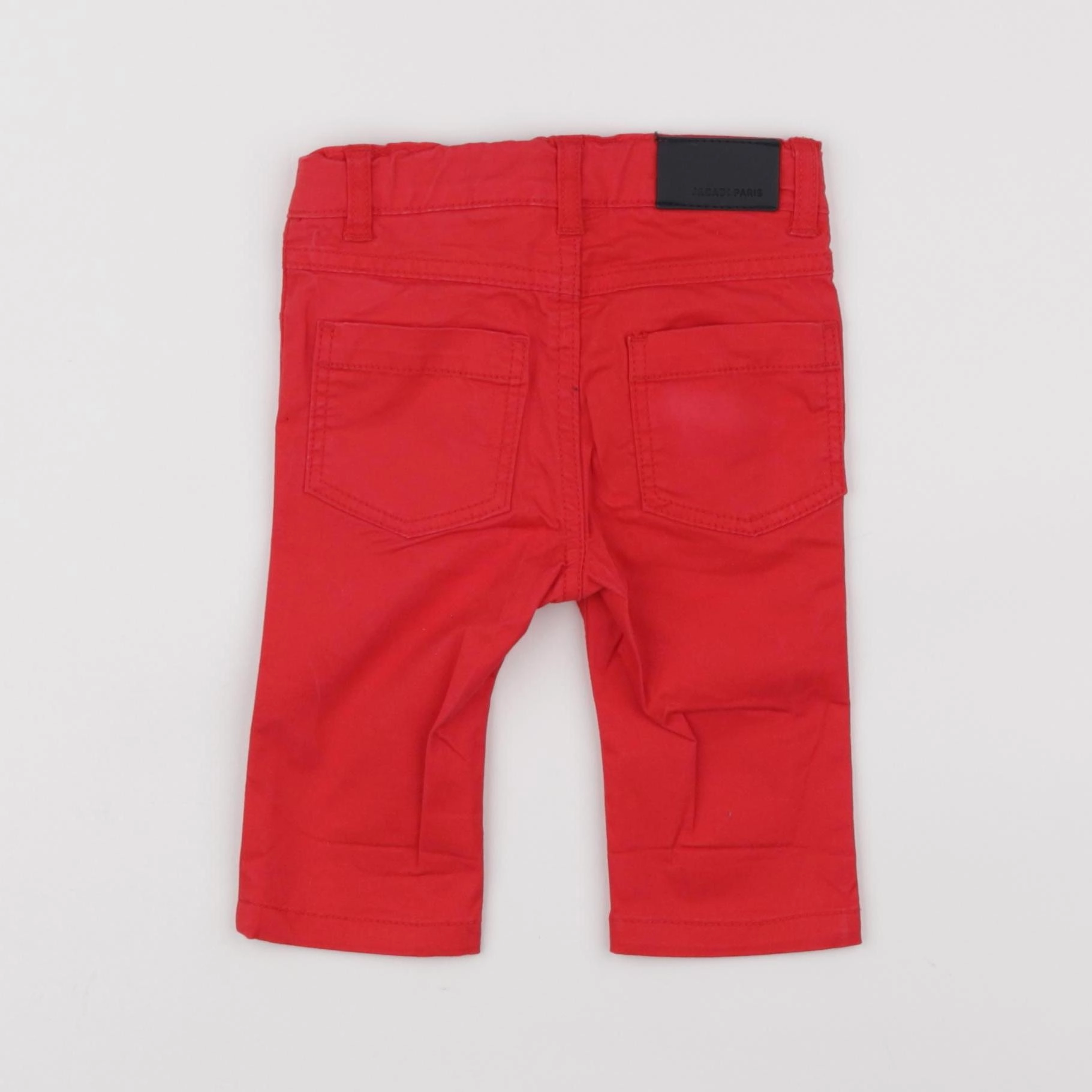Jacadi - pantalon doublé rouge - 6 mois