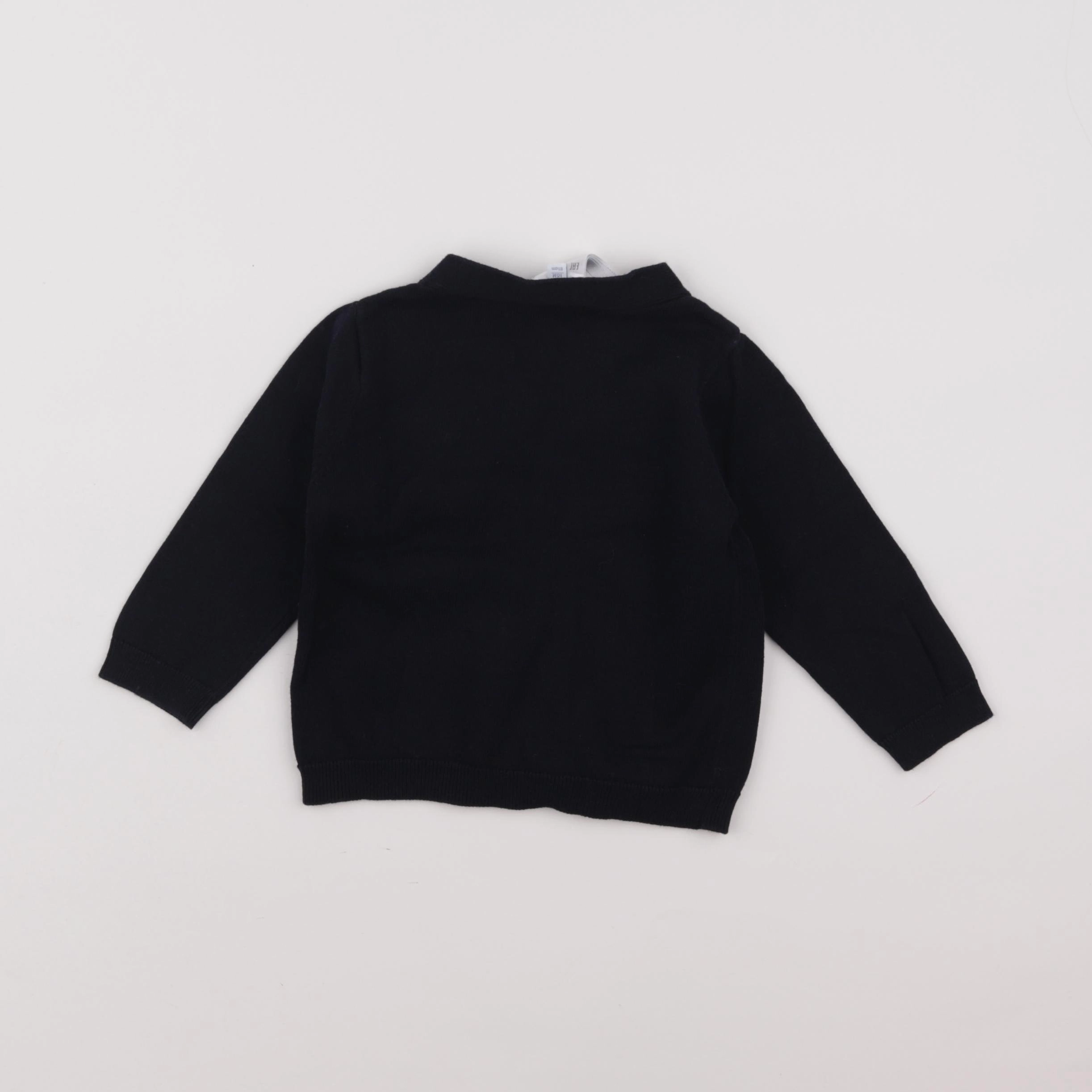 Jacadi - gilet bleu - 18 mois