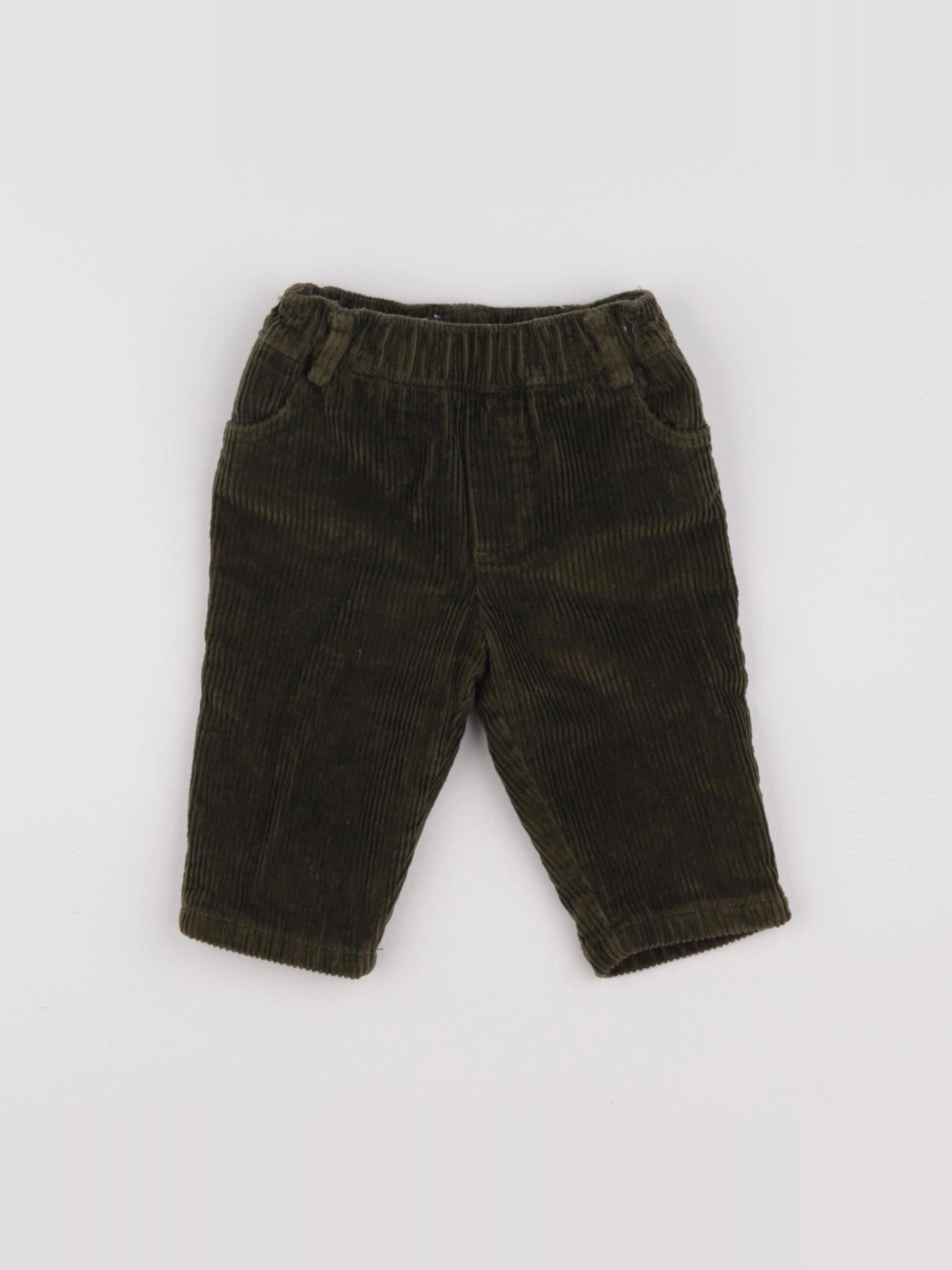 Jacadi - pantalon vert - 6 mois