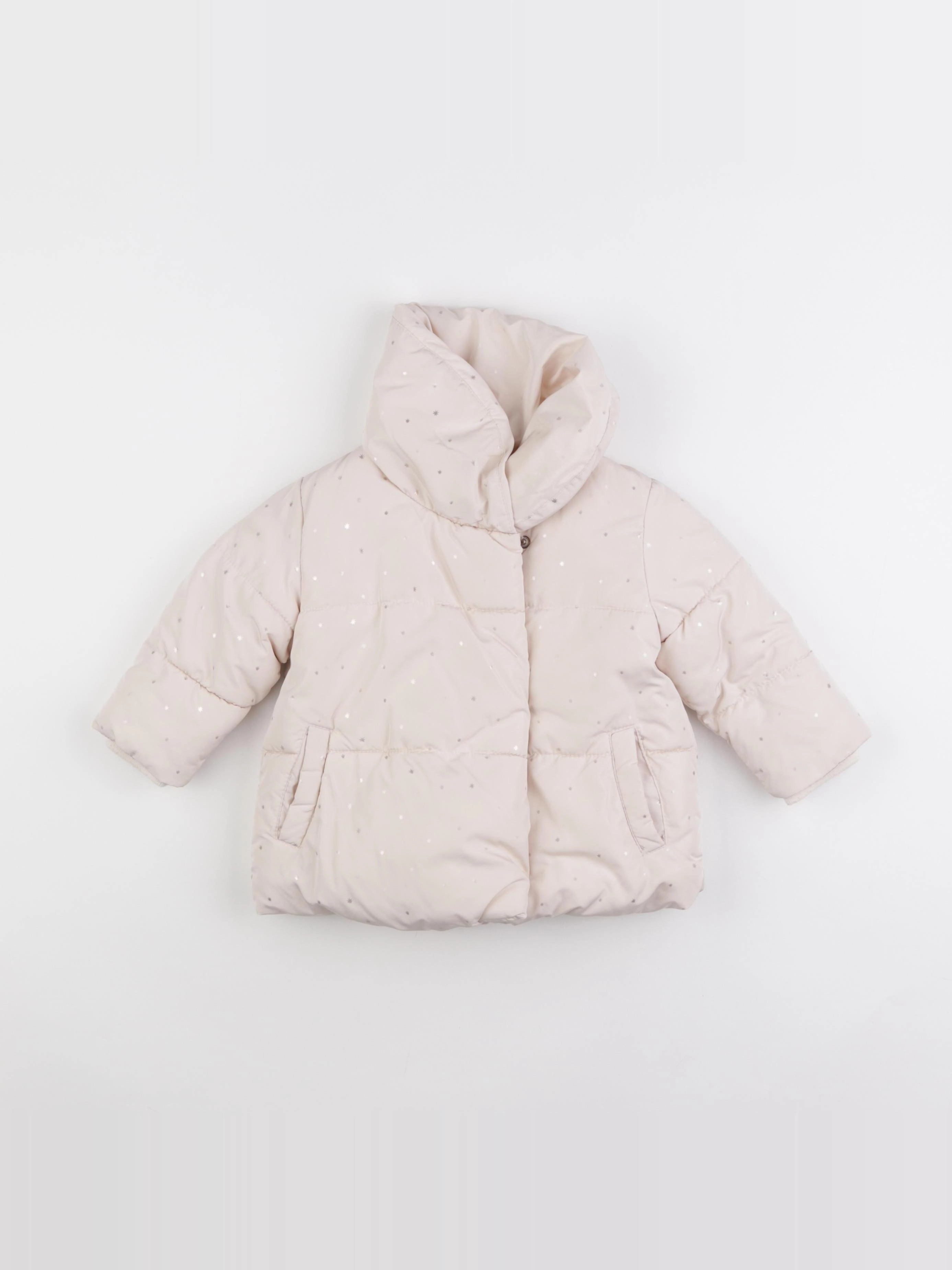 Zara - doudoune rose - 9/12 mois