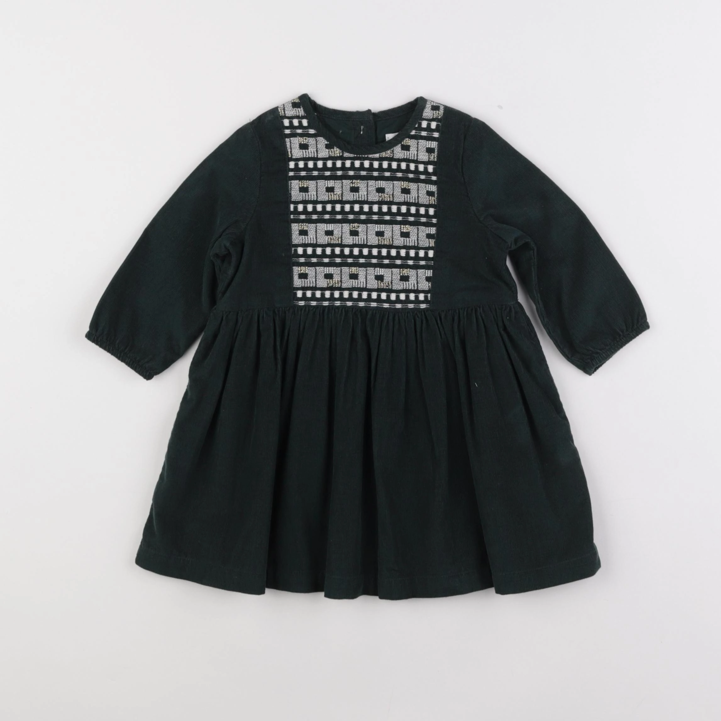 Boutchou - robe vert - 6 mois