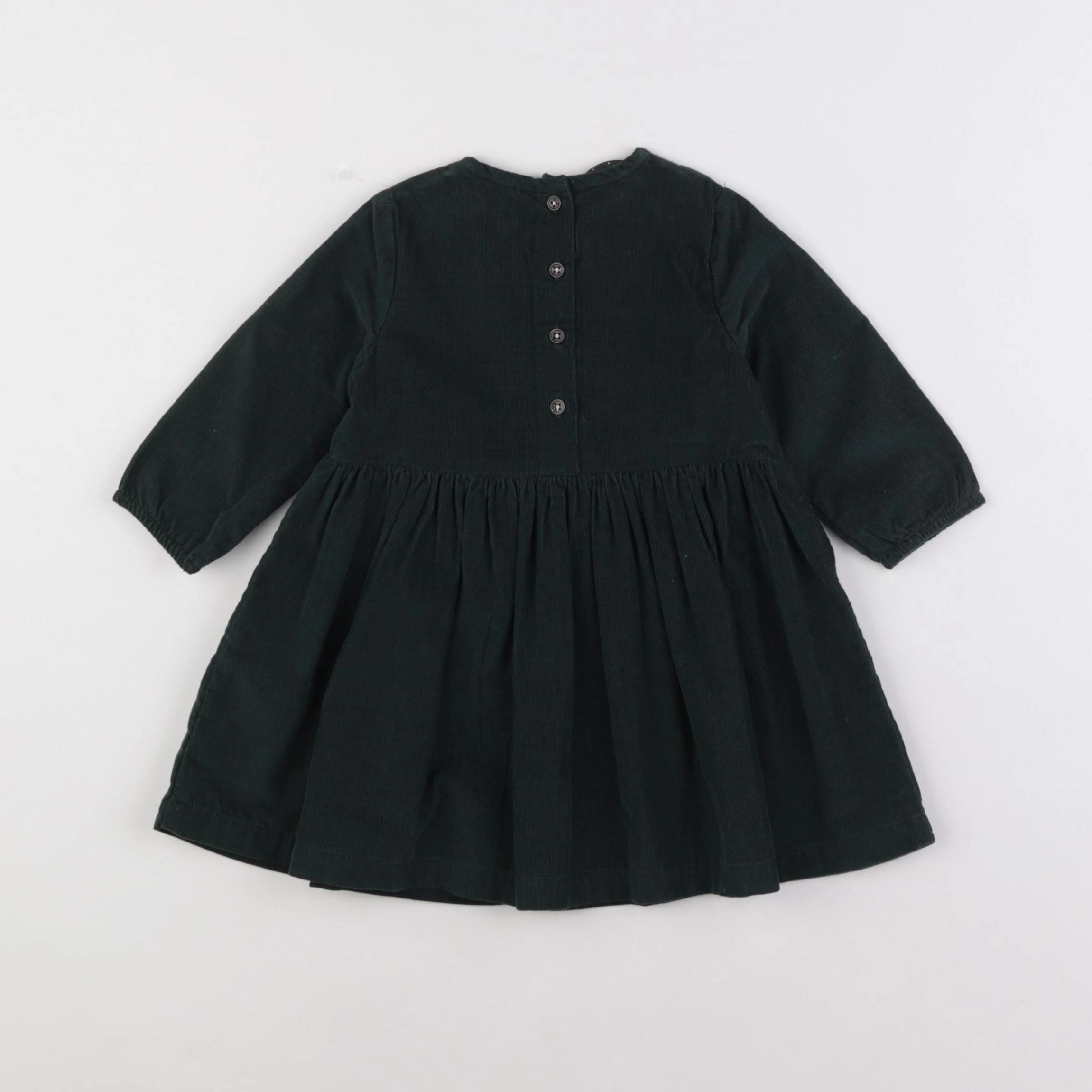 Boutchou - robe vert - 6 mois