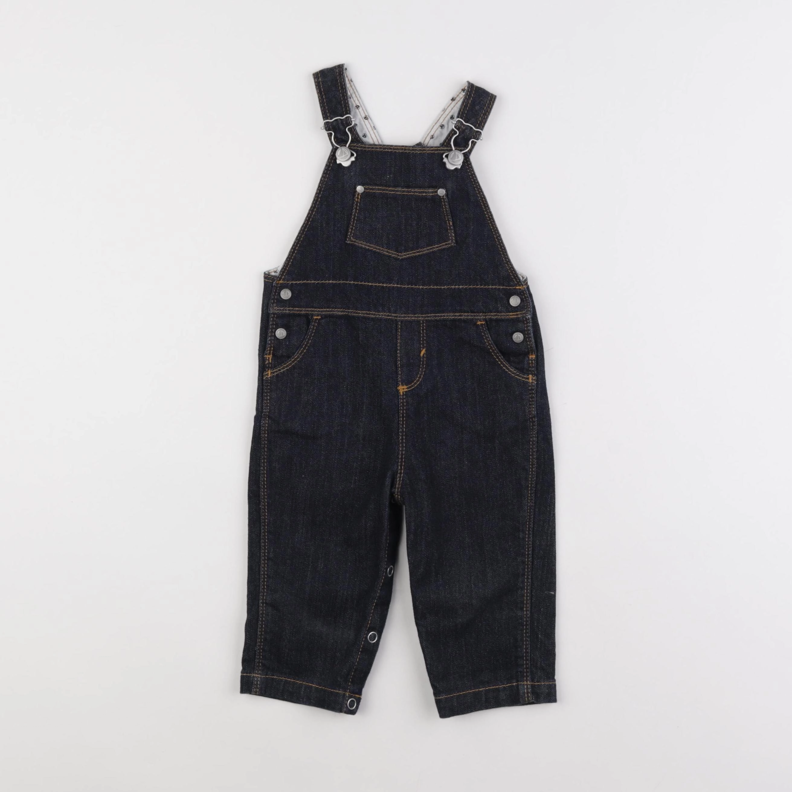 Petit Bateau - salopette bleu - 6 mois