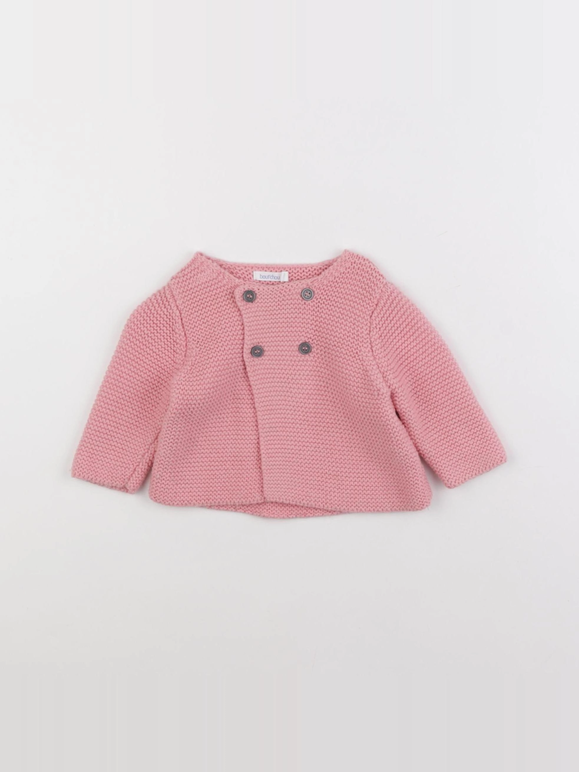 Boutchou - gilet rose - 3 mois