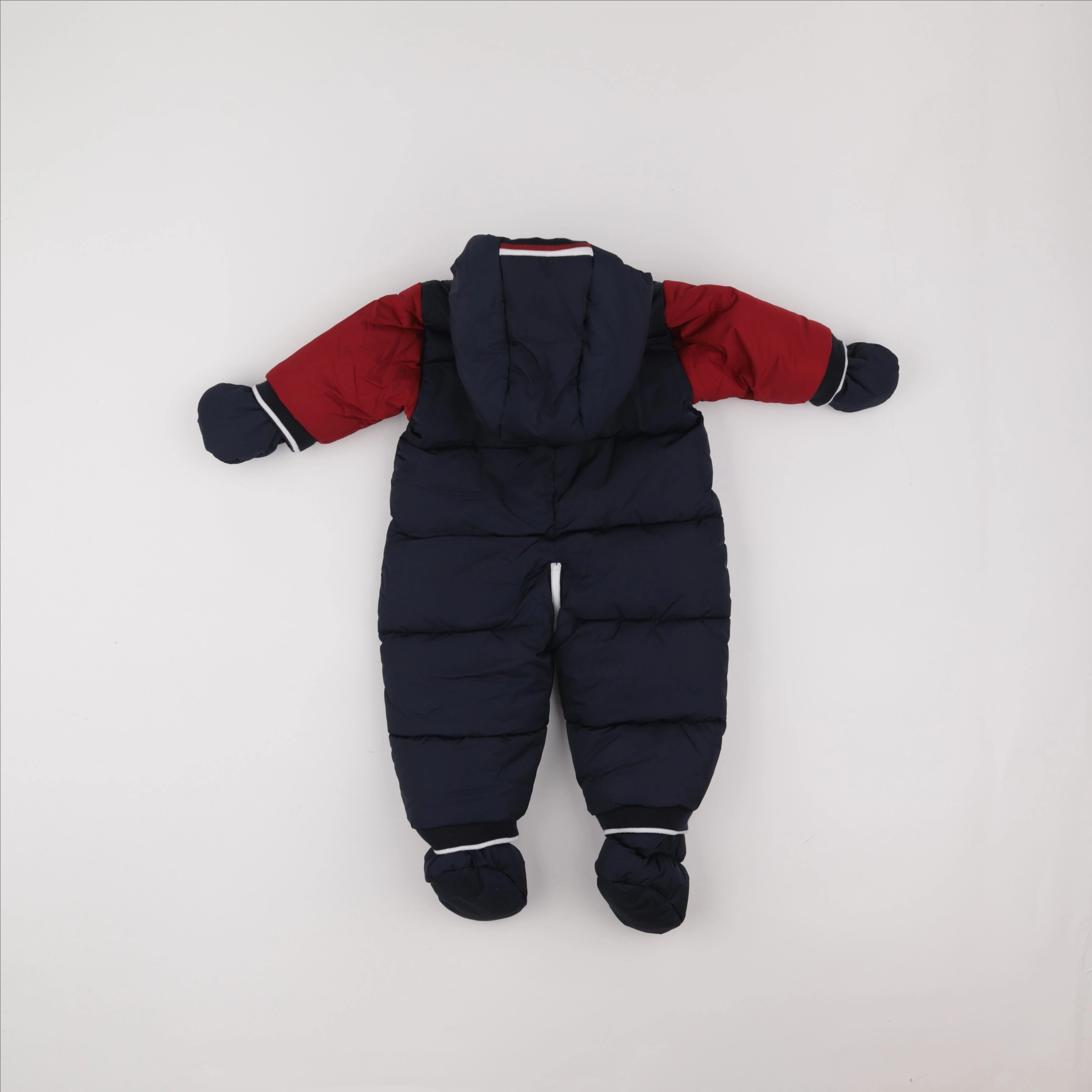 Jacadi - combi-pilote bleu, rouge - 6 mois